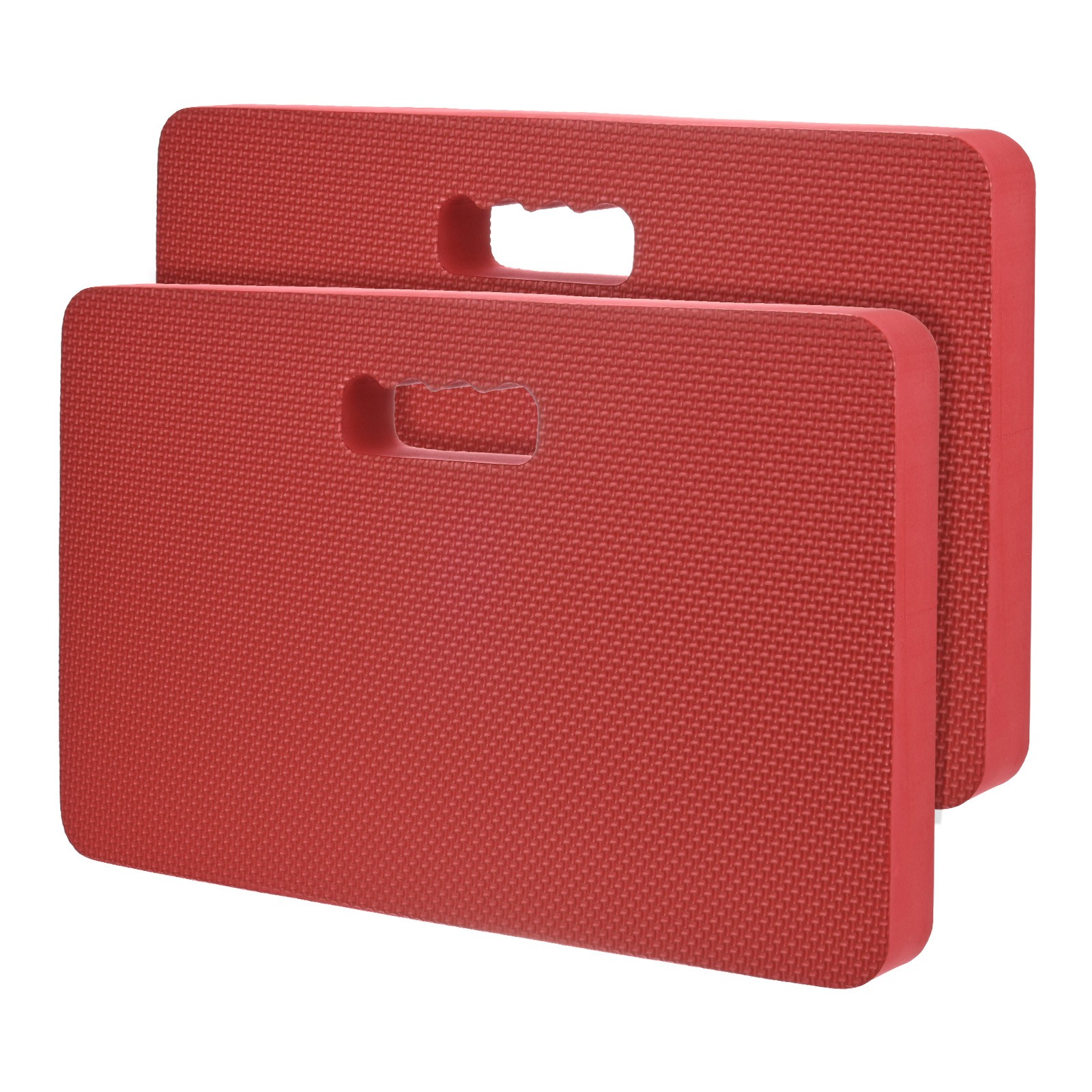 2-Pack Thick Kneeling Pad 17.7x11x1.6" Kneeler Mat for Gardening, Red