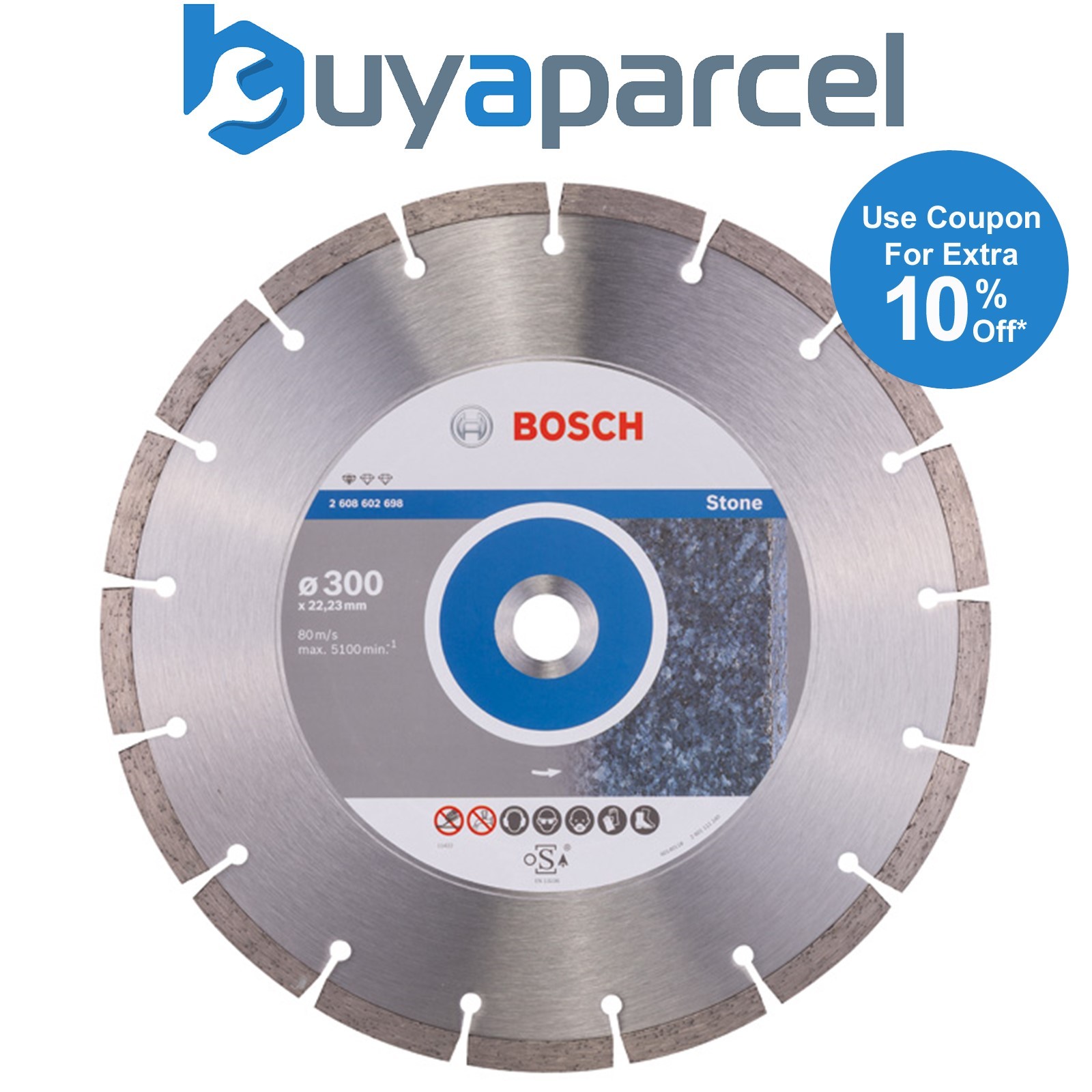 Bosch Diamond cutting discs Standard for Stone diamond cutting disc 2608602698