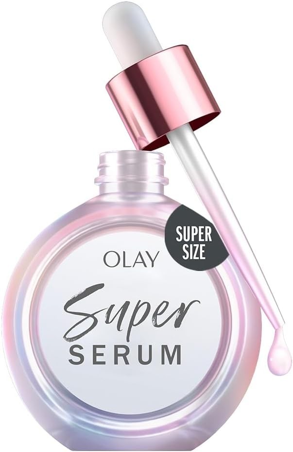 Olay Super Serum, Hydrating Face Serum with Vitamin C, Niacinamide, Collagen Pe