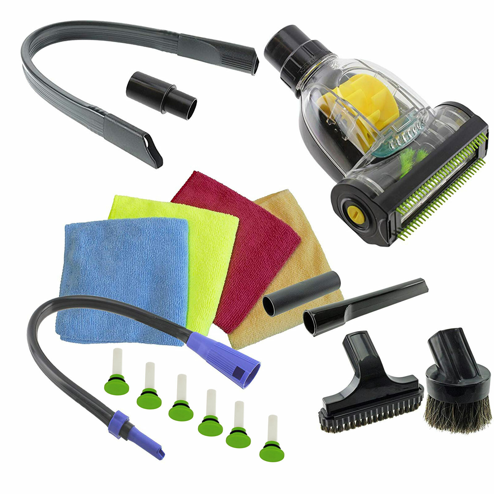 Car Valet Brush Crevice Upholstery Tool Kit for HENRY HETTY Vacuum + Fresheners