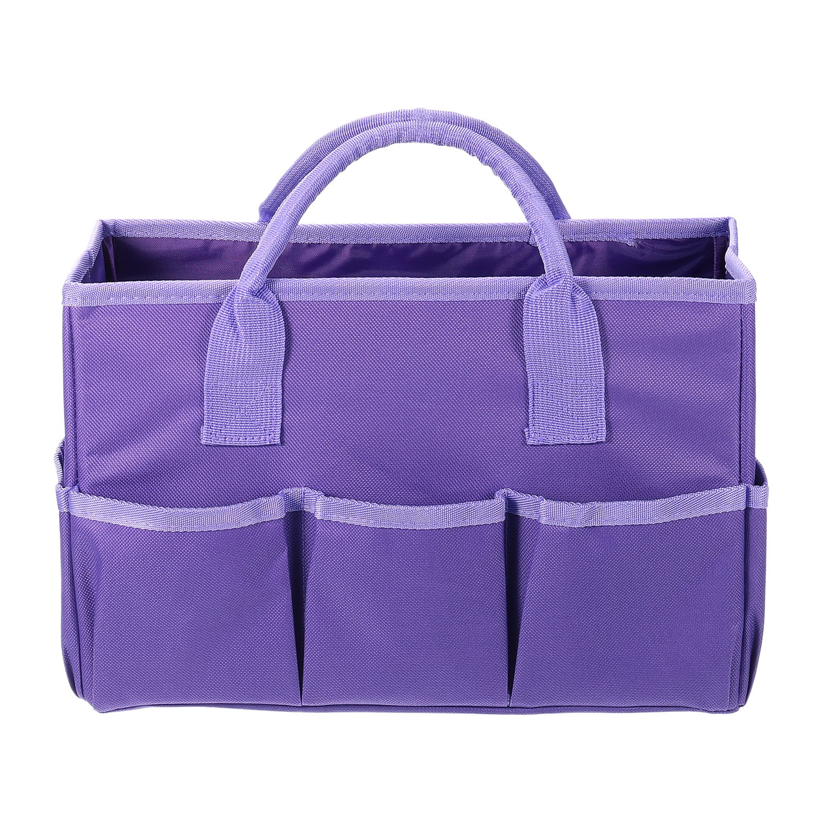 Garden Tool Bag 33cm x 15cm x 22cm Oxford with Pockets, Purple