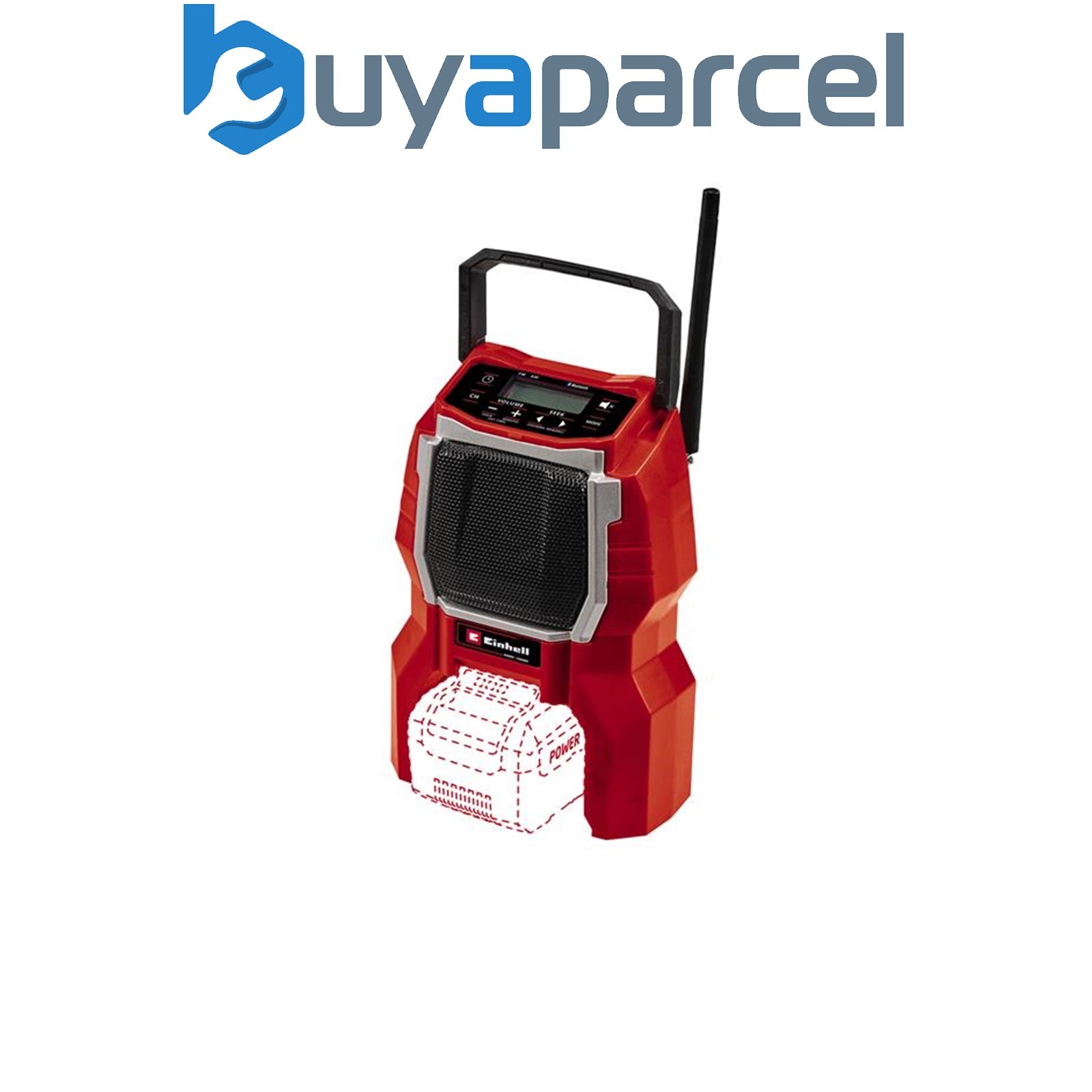 Einhell 3408017 TC-RA 18 Li BT - Solo Cordless Radio 18V Bare Unit EINTCRA18