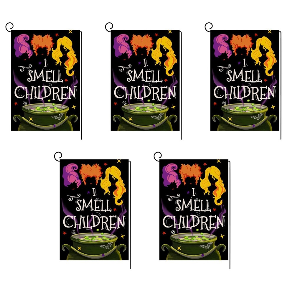 3X(Number 1 Halloween Decoration Garden Flag Courtyard Garden Decoration2679