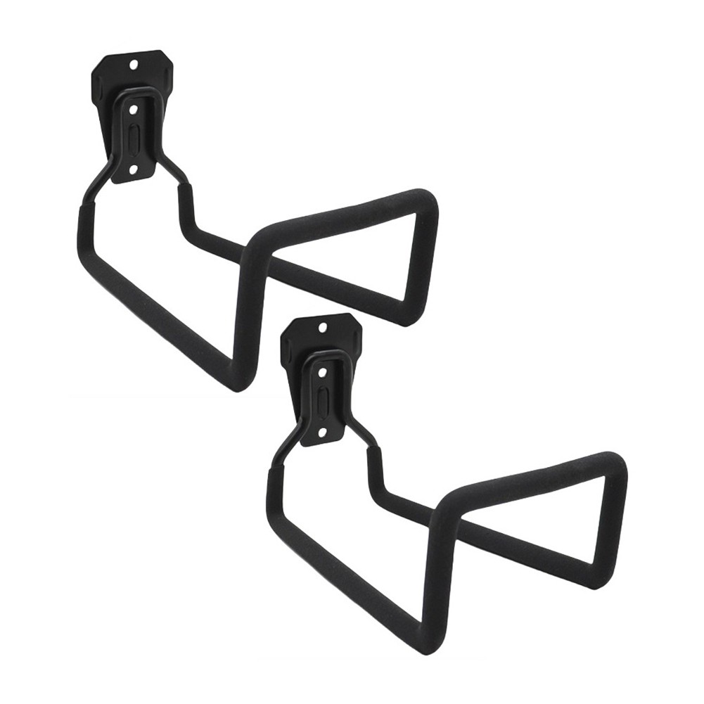 2PCS Metal Hose Holder Heavy Duty Hose Pipe Hanger Wall Mounted Garden3437