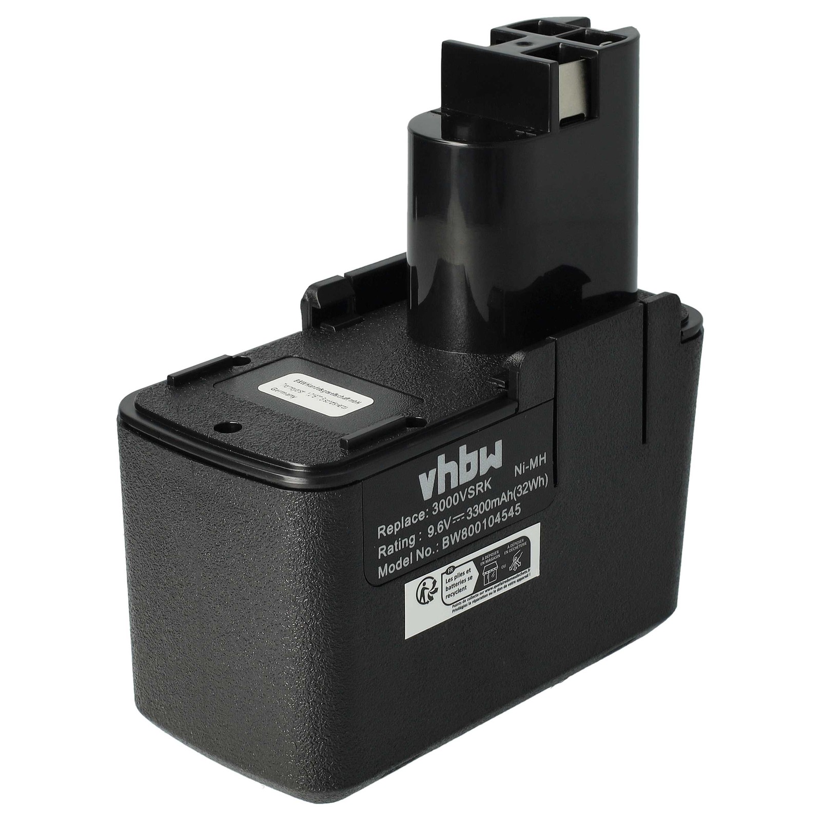 Battery for Bosch GSR 9.6 VES-2 GSR 9.6VE2 GSR 9.6 VES-1 GSR 9.6 VE-2 3.3Ah 9.6V