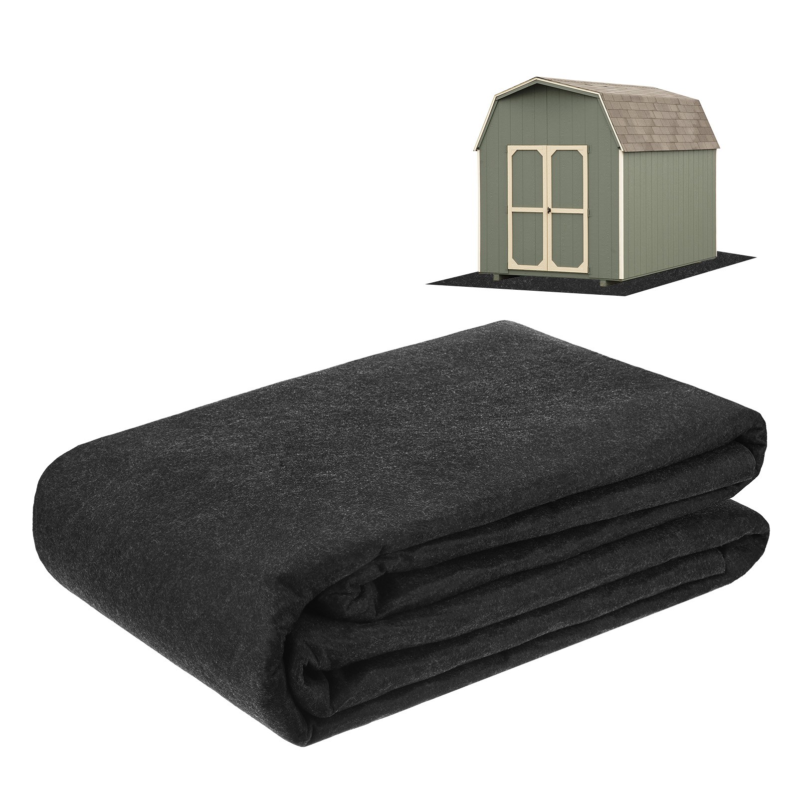 Outdoor Storage Shed Mat, 2438x1889mm Non Slip Waterproof Carport Protect Pad