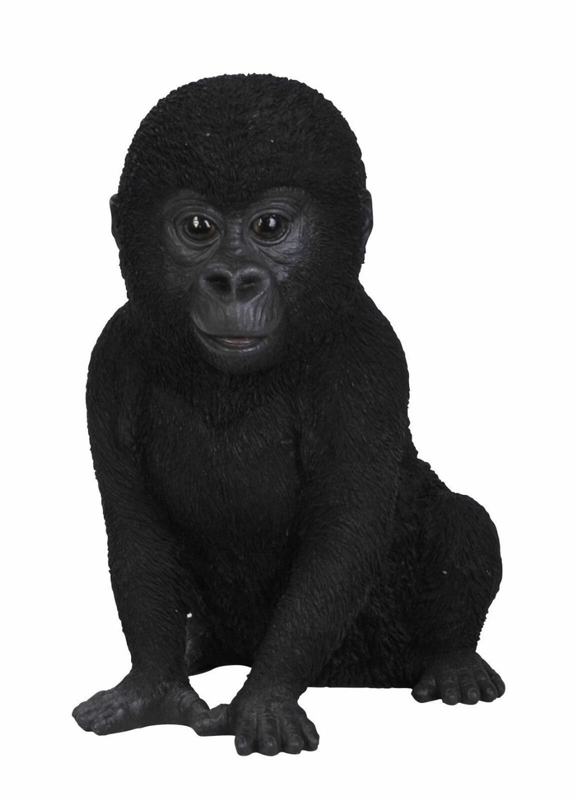 Vivid Arts Real Life Baby Gorilla Ornament Frost Resistant Resin & U/V Stable
