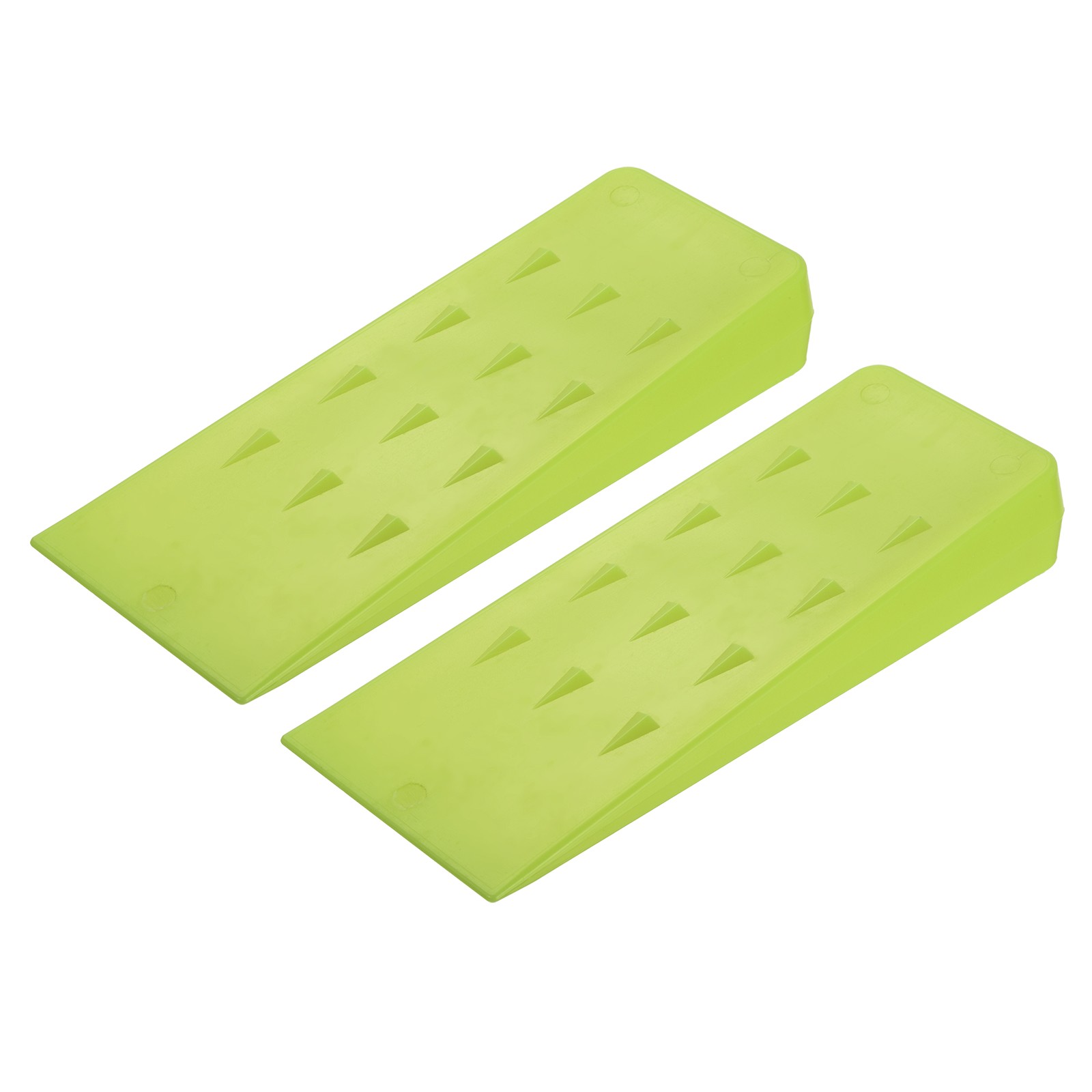 2Pcs Felling Wedges Tree Cutting 8" Chainsaws Plastic, Green