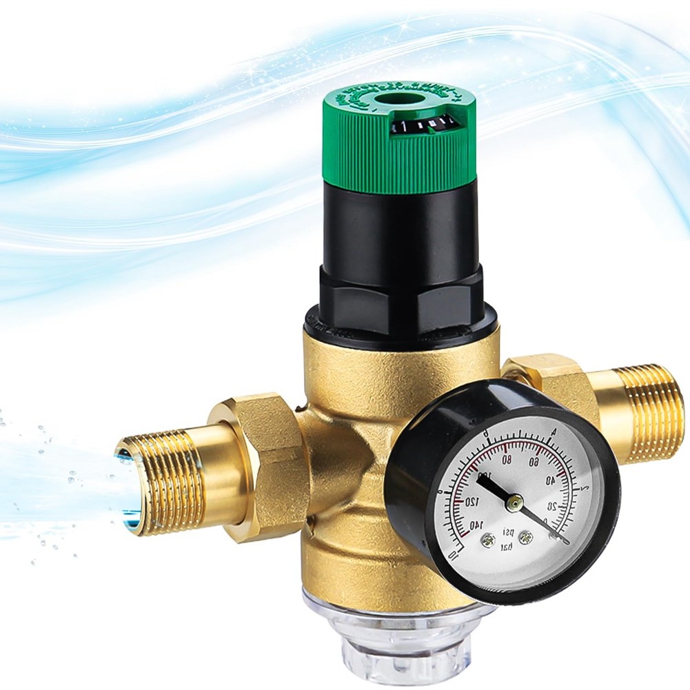 Pressure Regulator Water 3/4 Inch, Water Pressure Regulator with Water9829