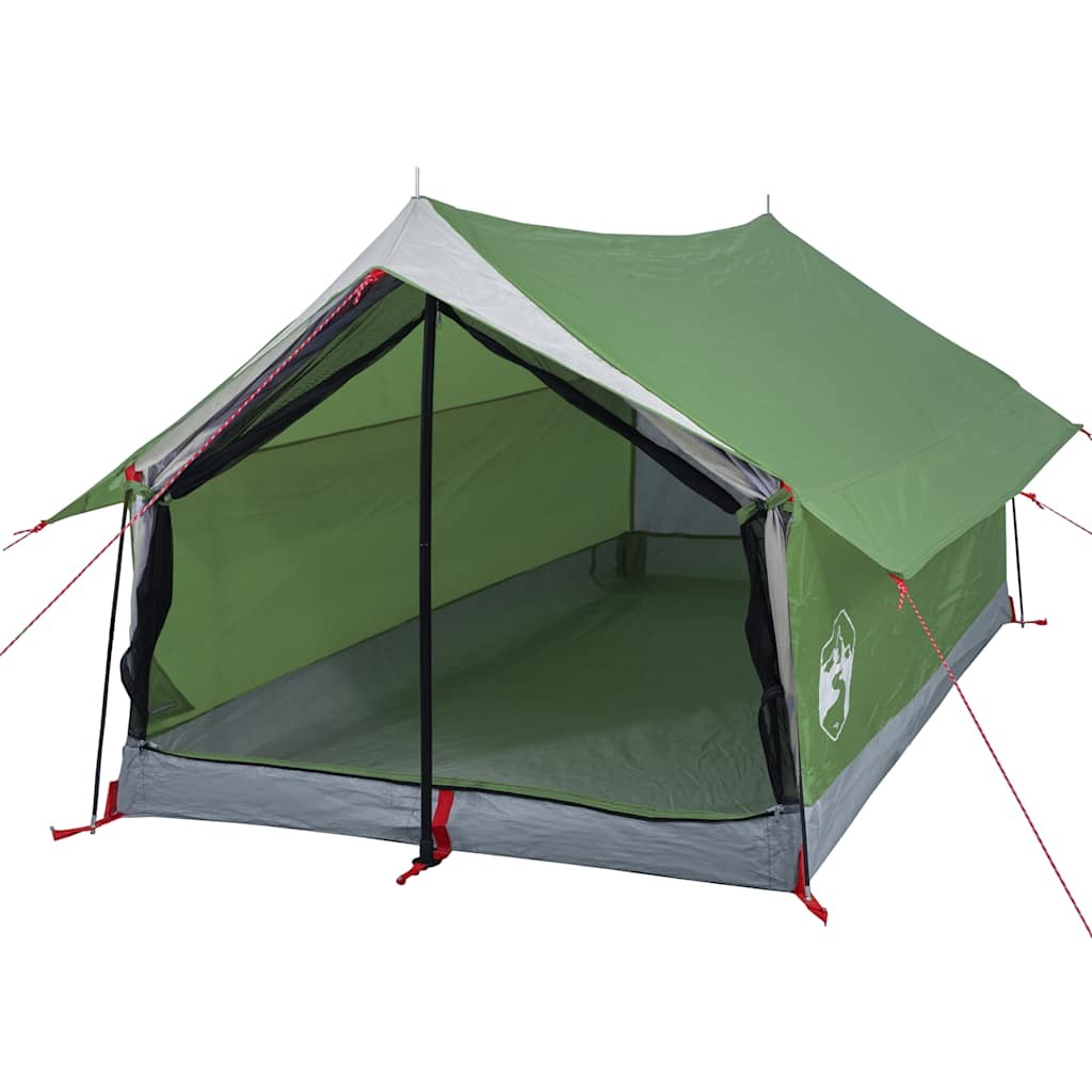 Camping Tent 2-Person Lightweight Patio Dome Green Waterproof vidaXL