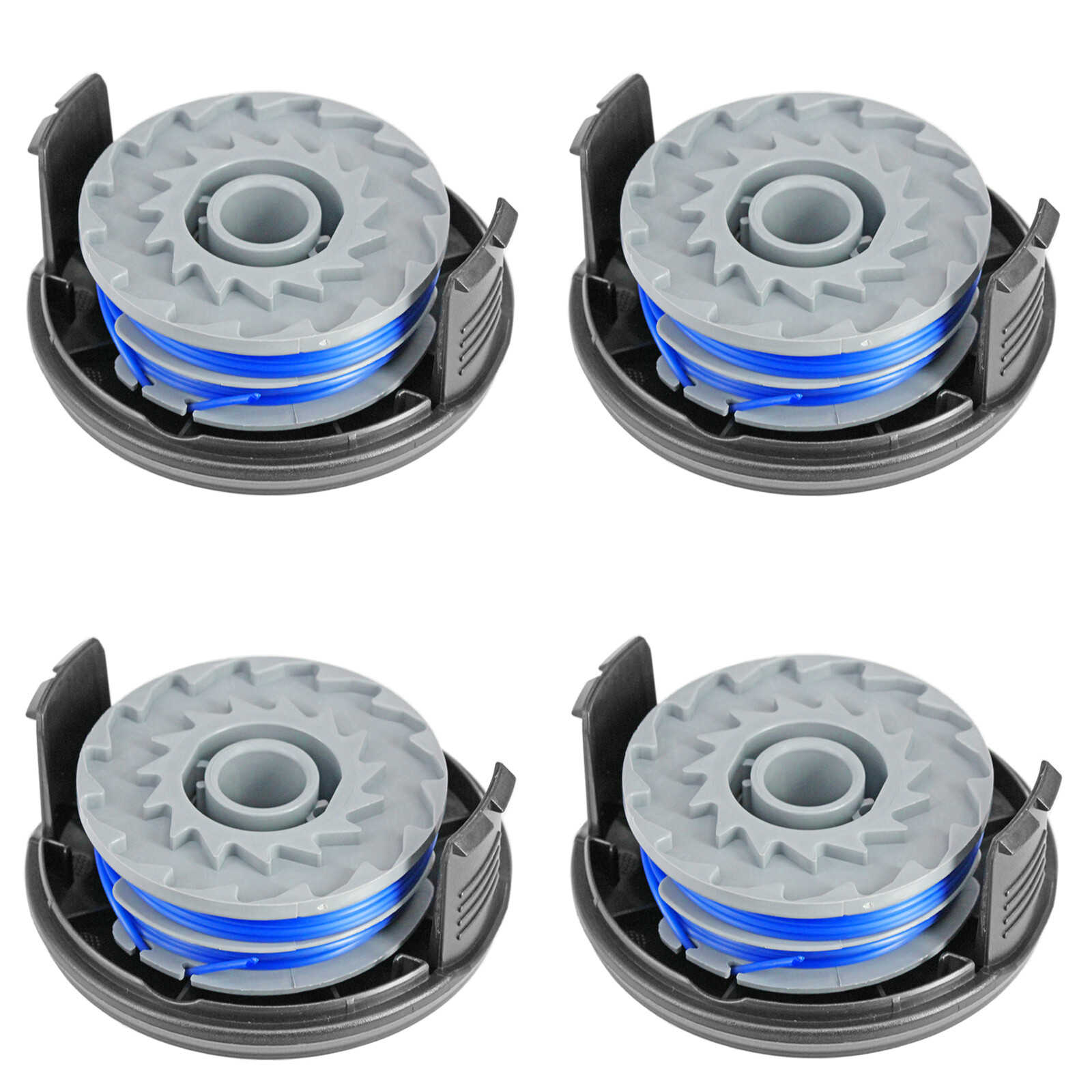 Spool Line + Caps x 4 for MACALLISTER GT2836 GT3037 MGTP600 Strimmer Trimmer