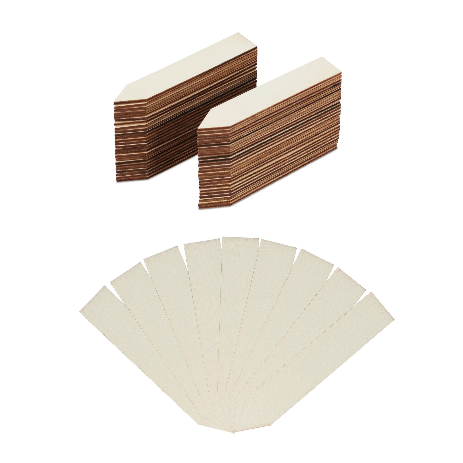 Set of 180 Plant Labels Wooden Arrow-Shaped Gardening Tags Herb Pot Markers