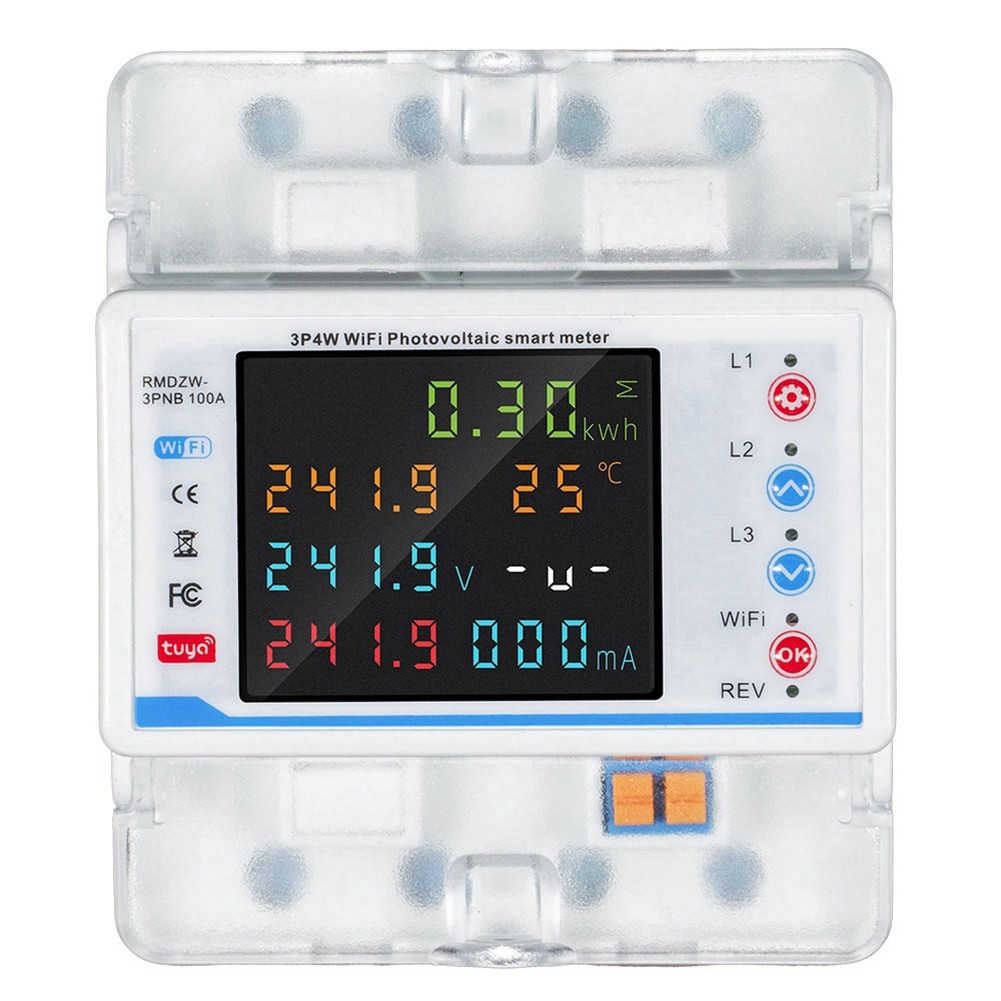 Tuya WiFi Intelligent Circuit Breaker Automatic Reclosure Protector 3P4W 5241