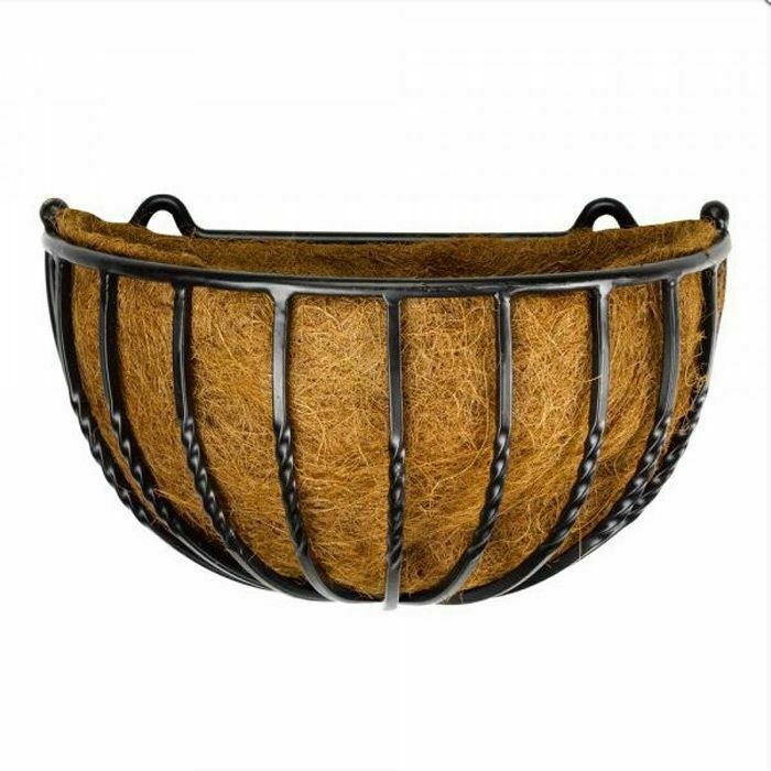 Smart Garden Outdoor Coco Liner Forge Wall Trough - 40cm