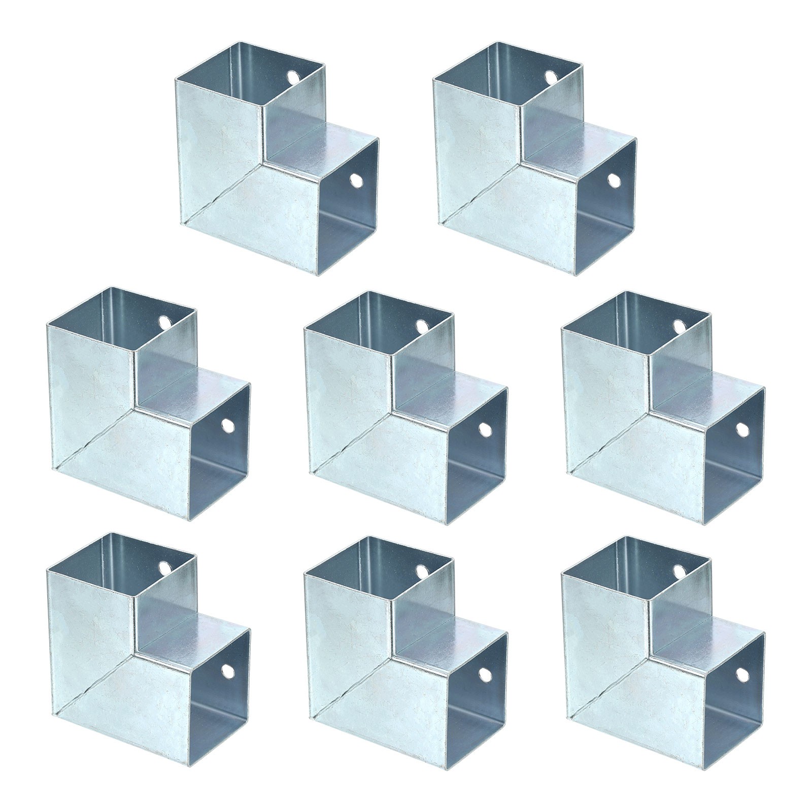 2-Way Gazebo Brackets Kit, Angle Bracket for 2" x 2" Lumber (8 Pack)