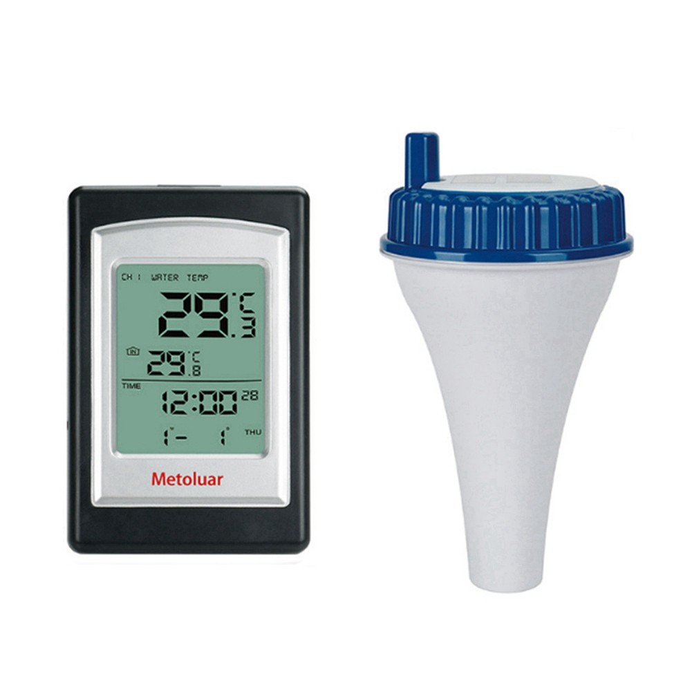 Pool Floating Easy Read Solar Powered Indoor Water Temperature with2052