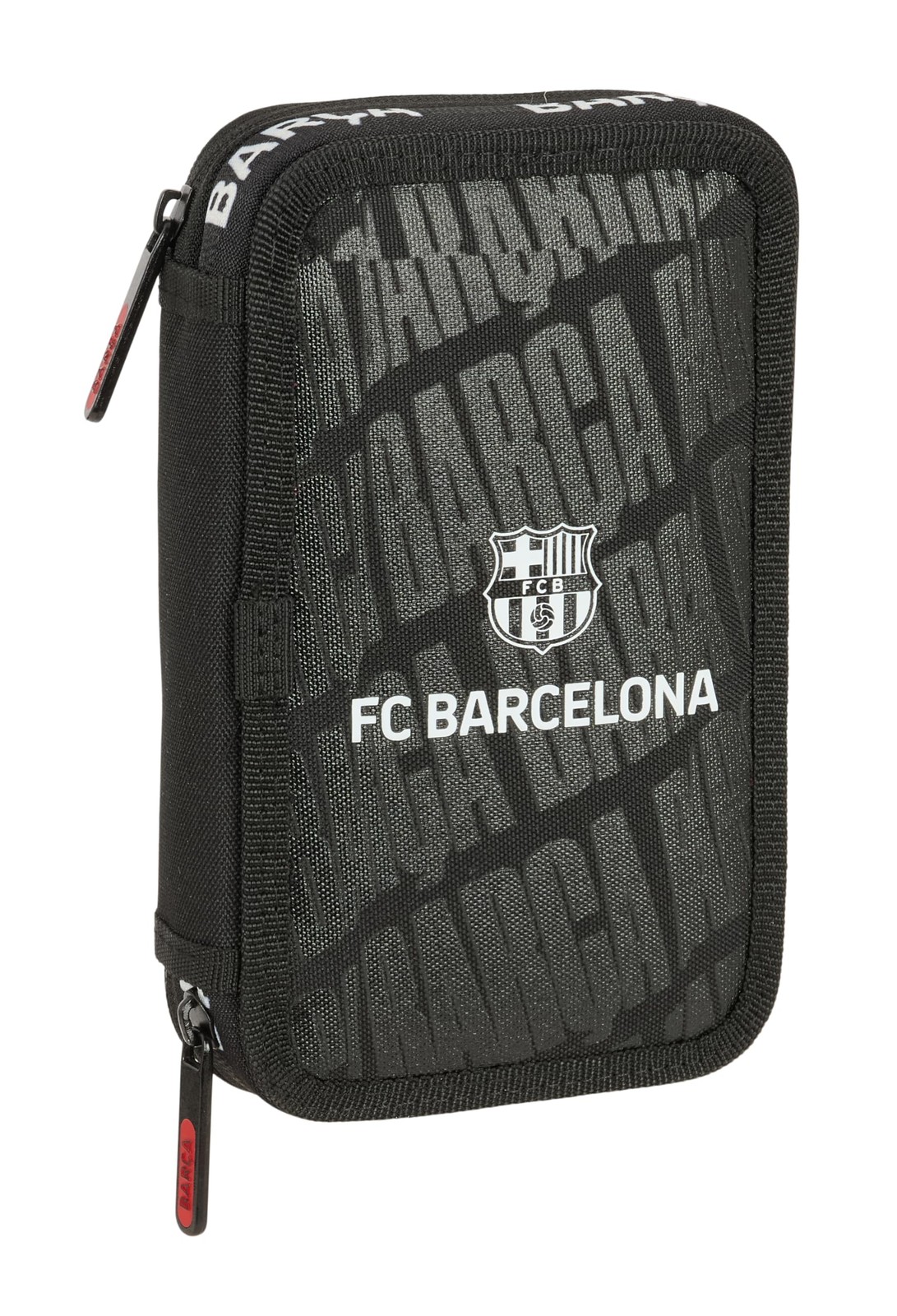 F.C. BARCELONA – Children's School Pencil Case, Pencil Case with Colours, with 2
