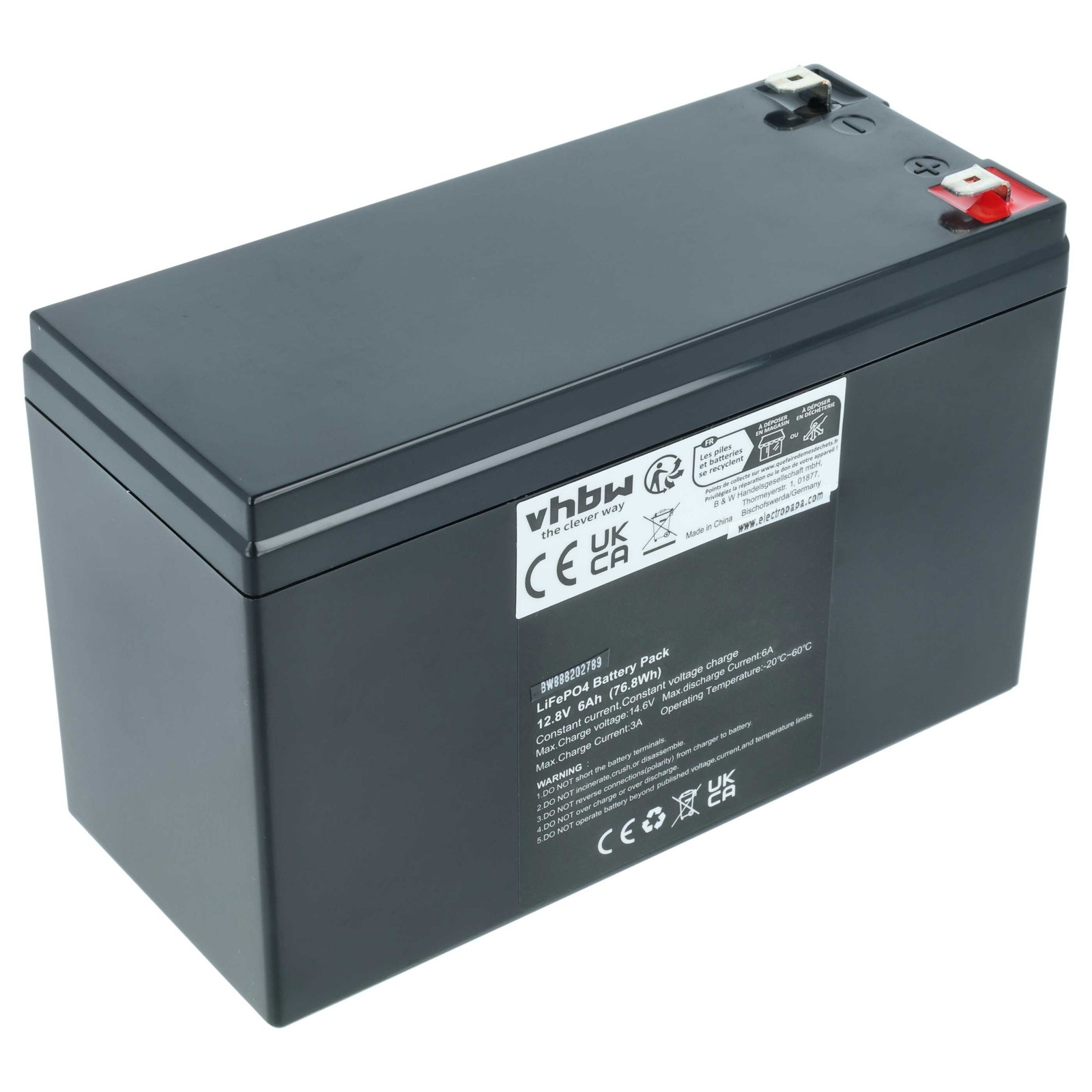 Battery for Flymo CT250X CT250 Cordless Multi Trim CT250X (9648563-25) 6Ah 12.8V