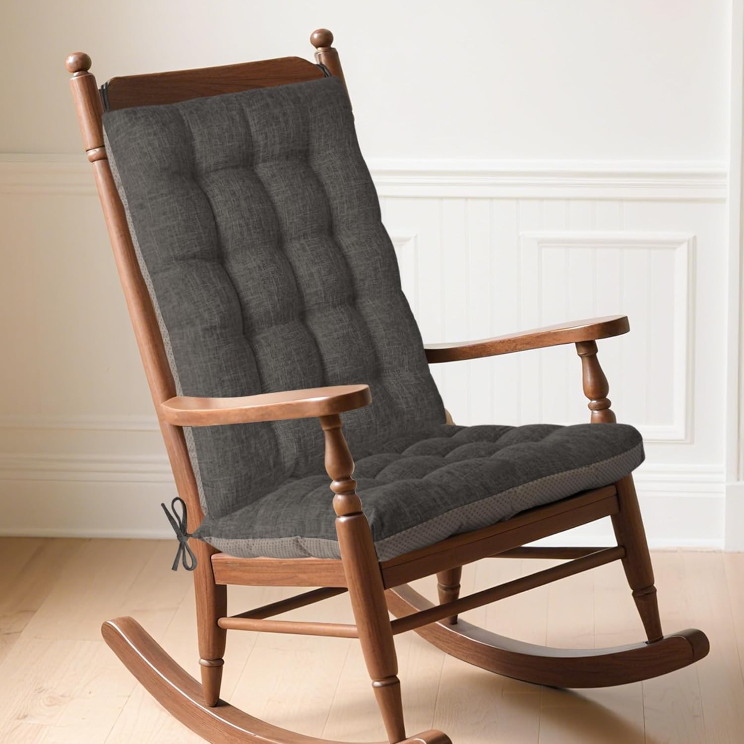 Rocking Chair Cushion Indoor Extra Large Rocking Chair Pads High Back Non Slip