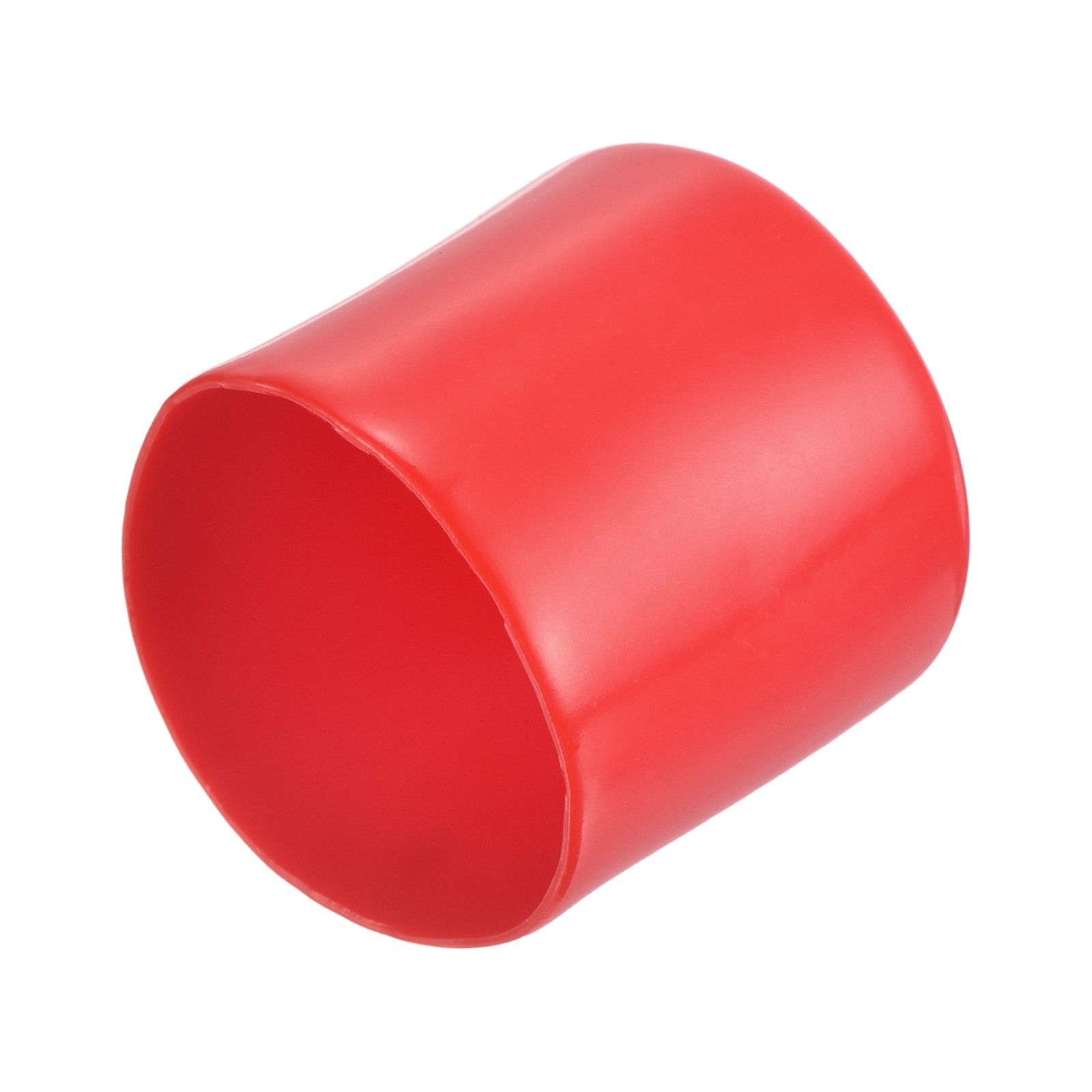 20pcs 43mm Round Red Vinyl End Cap Screw Thread Protector Rubber Caps