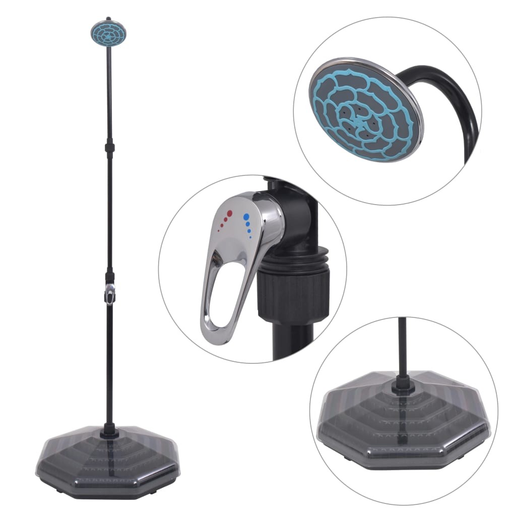 Solar Shower 20 L Aluminium HDPE Garden Yard Swimming Pool Poolside vidaXL