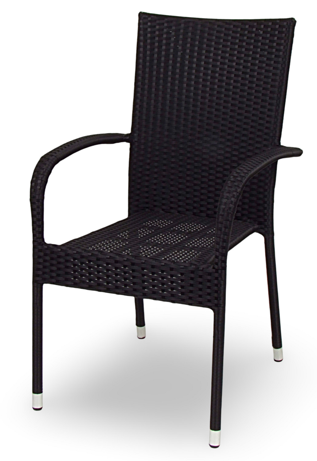 Garden Chair Stackable Rattan Look