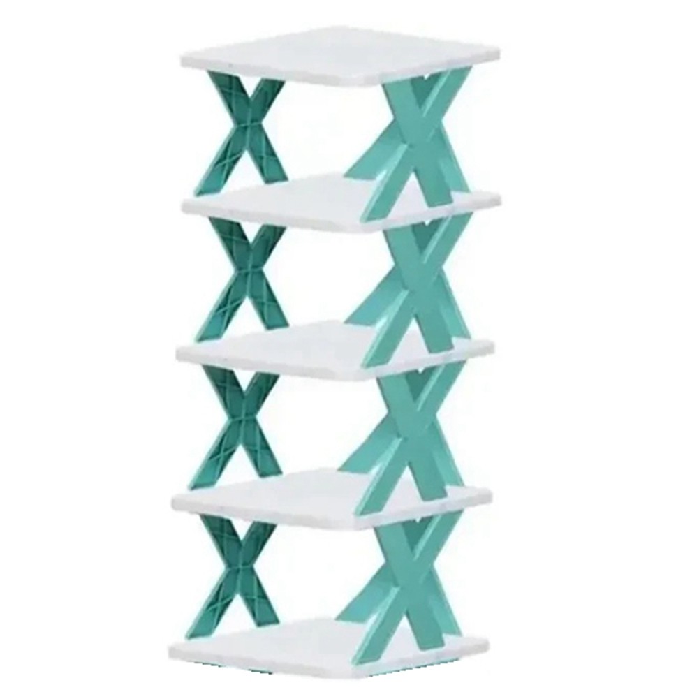 Multi-Layer Shoe Storage Rack, DIY Space-Saving Stackable Shoe Rack,5283