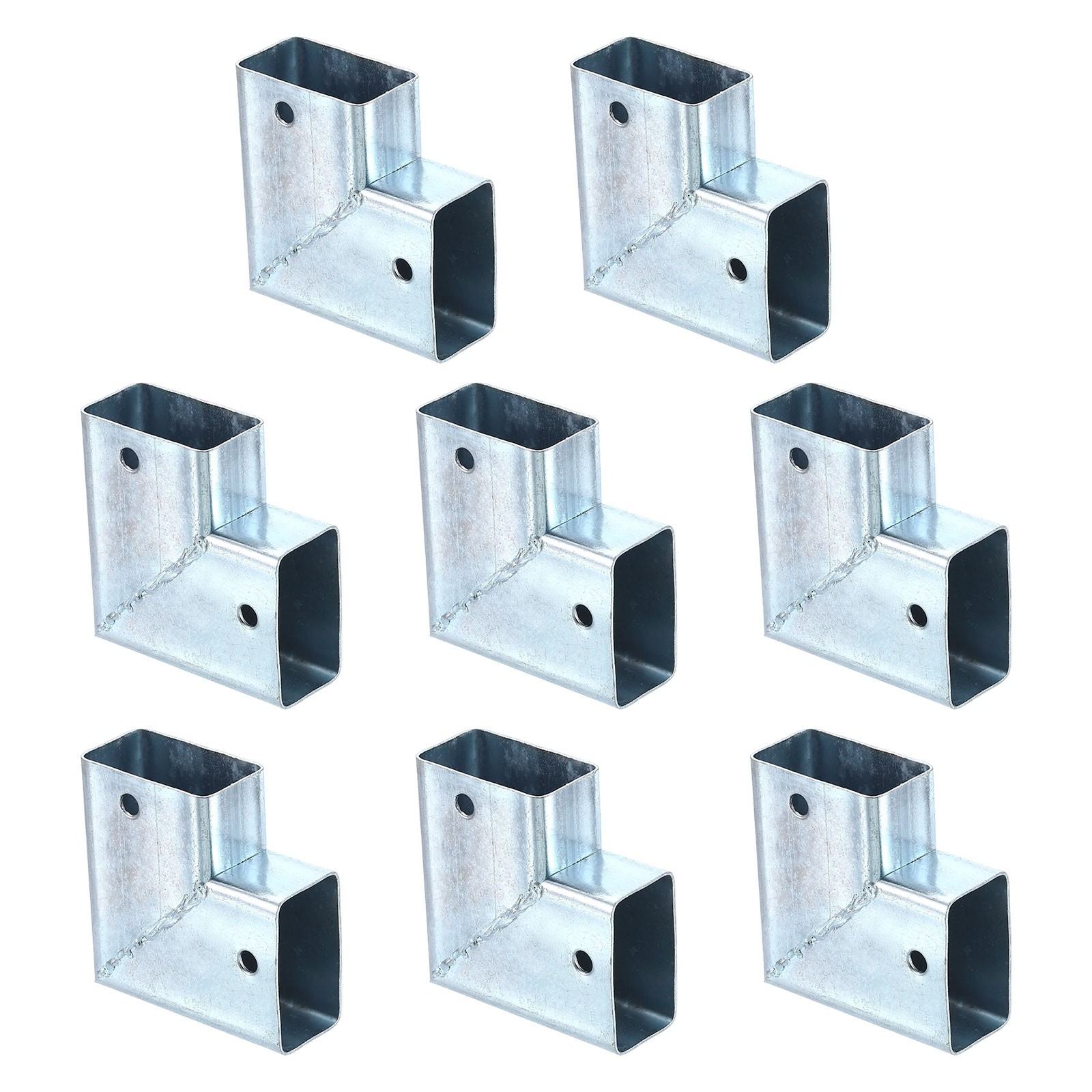 2-Way Gazebo Brackets Kit, Angle Bracket for 1.6" x 0.83" Lumber (8 Pack)