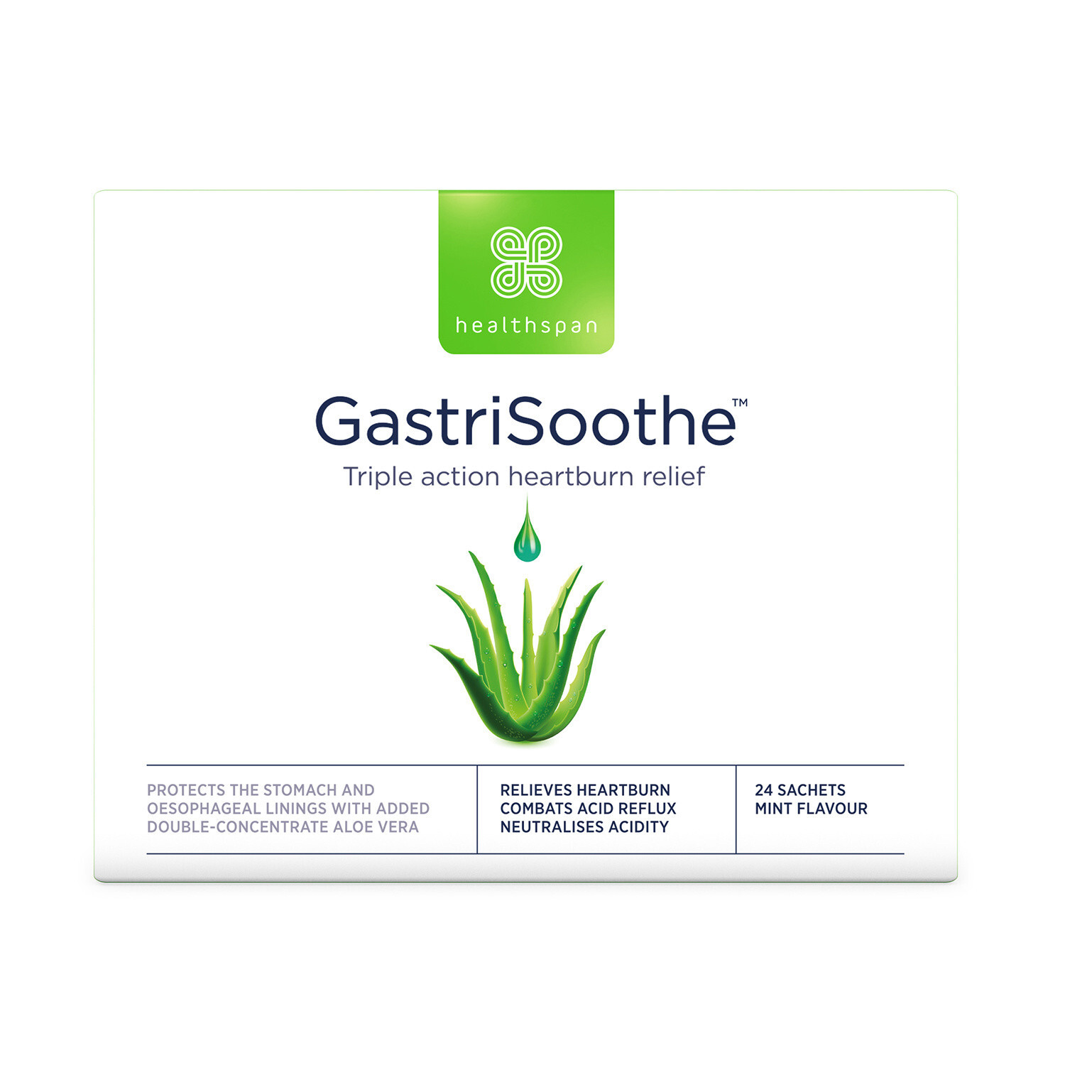 Healthspan Gastrisoothe for Heartburn Indigestion and Acid Reflux Relief
