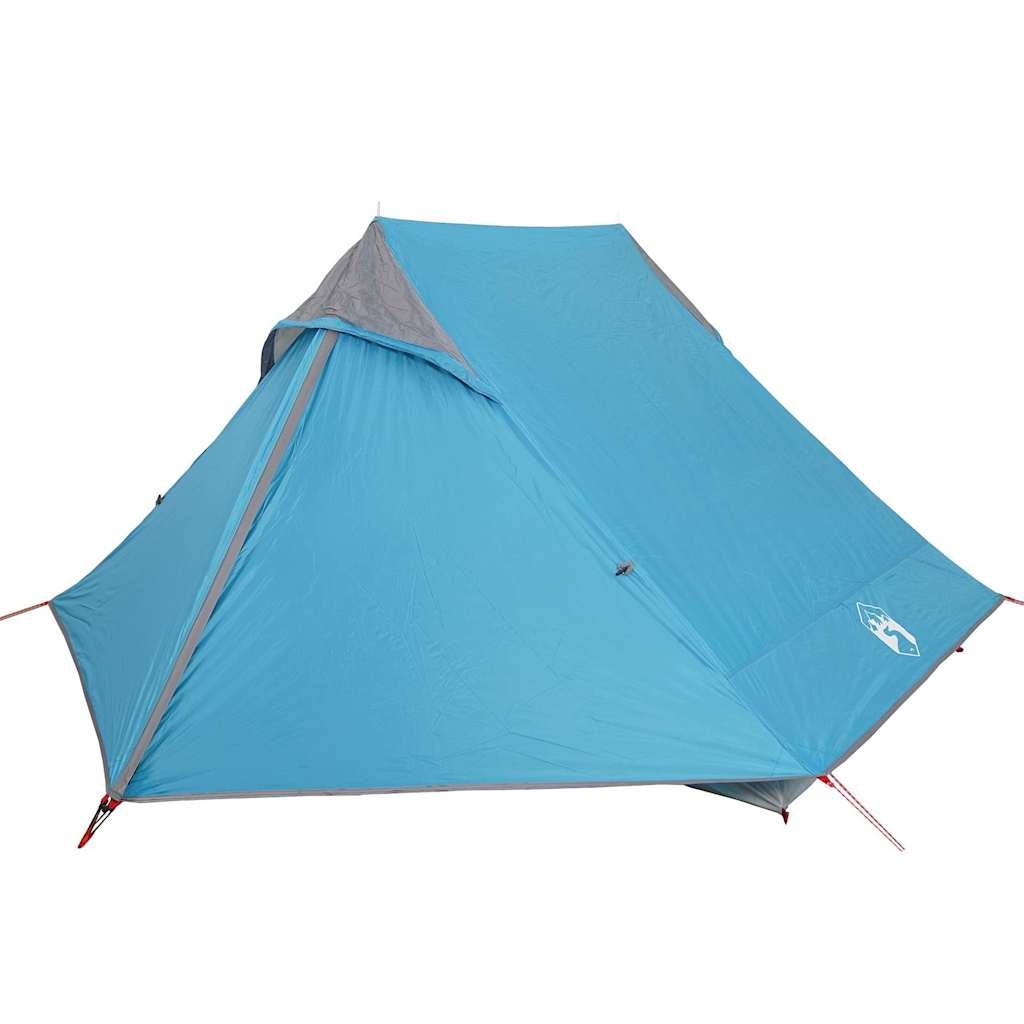 Camping Tent 2-Person Lightweight Patio Dome Blue Waterproof vidaXL