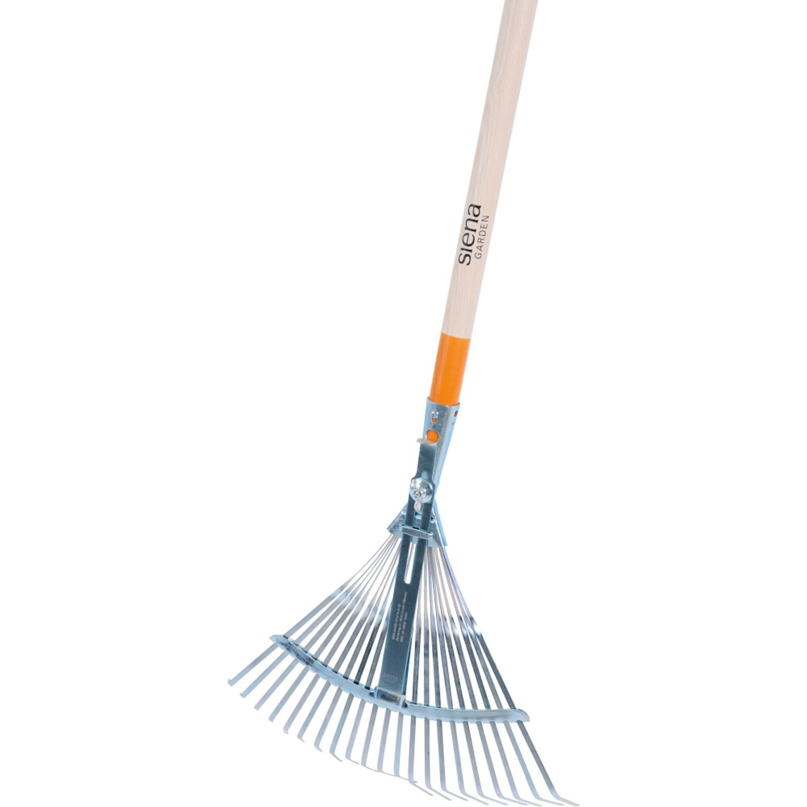 Leaf Rake Garden Rake Garden Broom 21 Tines With 140 Cm Ash Handle
