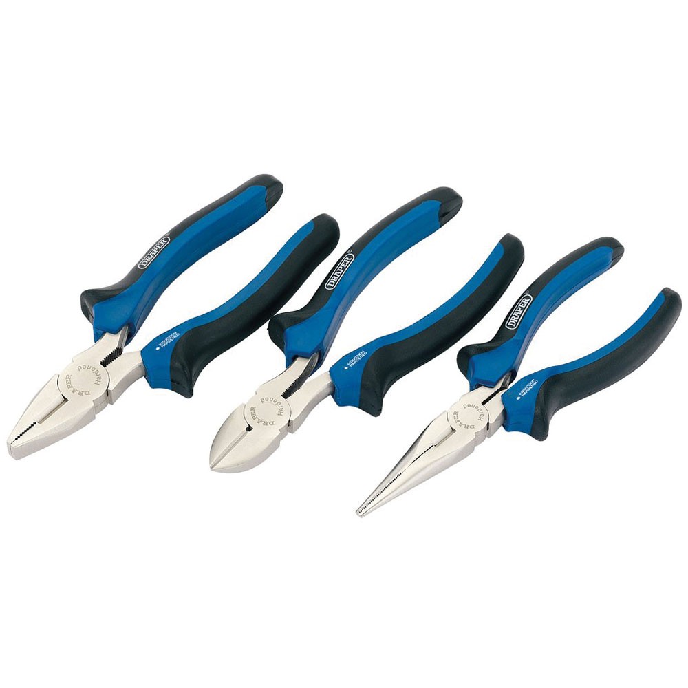 Draper 45864 Soft Grip Pliers Set (3 Piece)