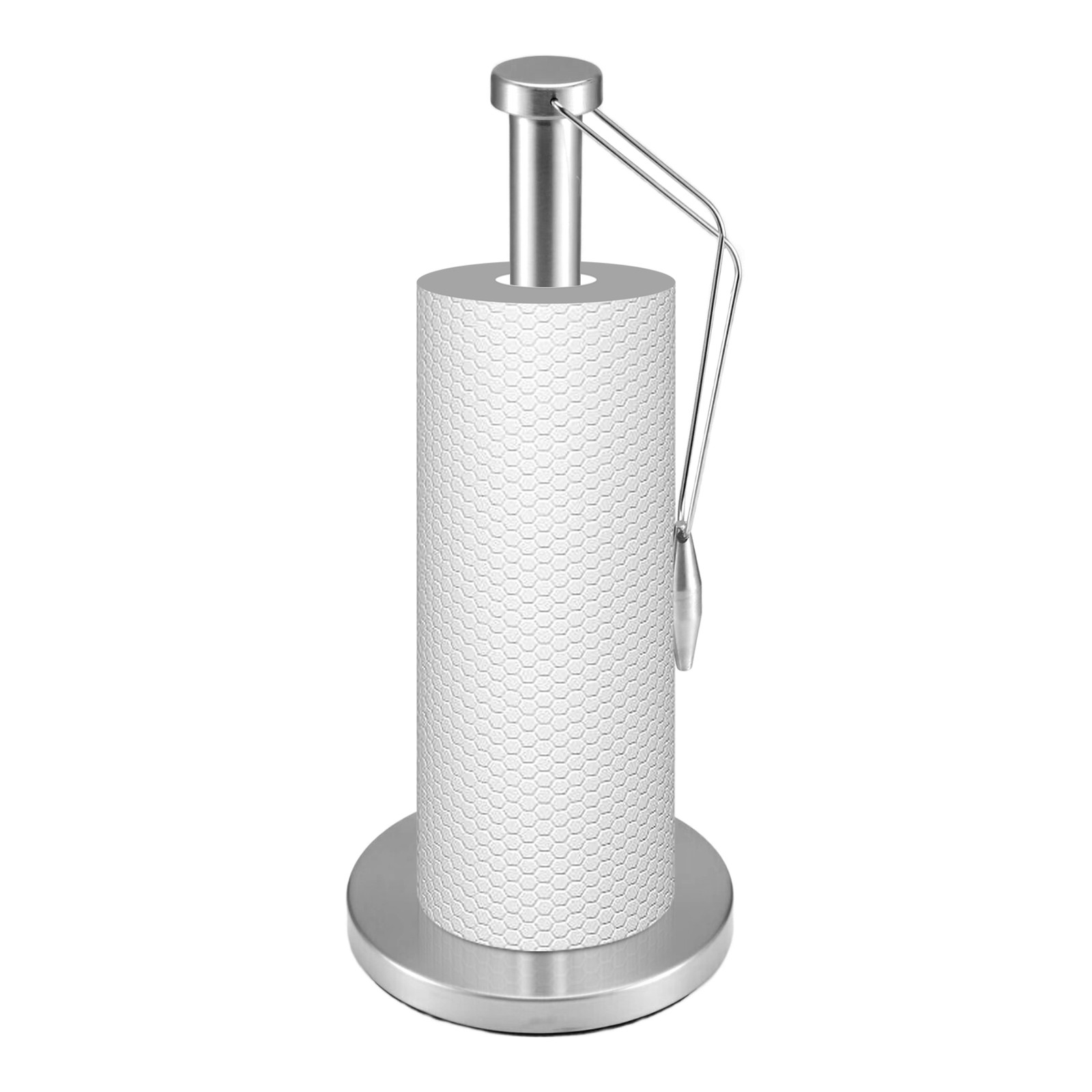 Towel Holder Stand with Base for Kitchen,Stainless Steel Towel Dispenser,3877