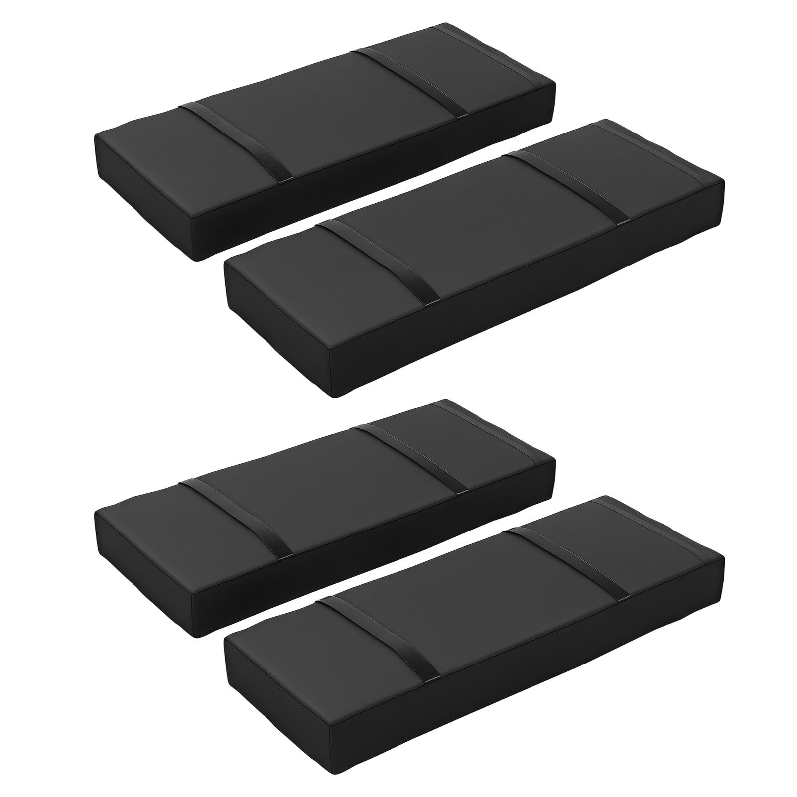 Outsunny Parasol Weights Set of 4, Parasol Base Weights Bags, Black