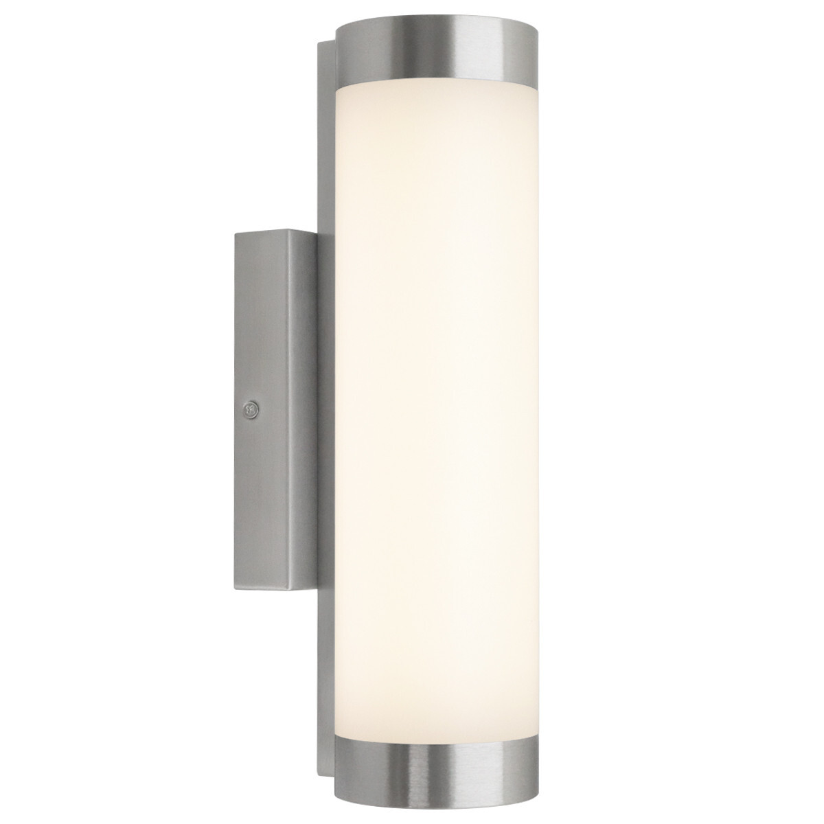Outdoor LED Cylindrical Wall Light Natural White 4000k Stainless Steel ZLC377