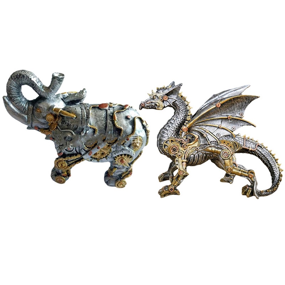 Mechanical Punk Models, Resin Crafts, Steampunk Resin Statues, Sculpture7825