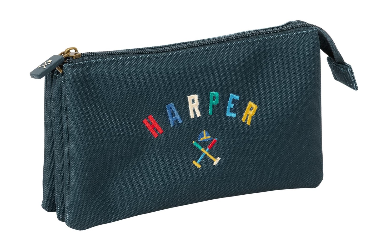 Safta HARPER & NEYER – Triple Pencil Case, Children's Pencil Case, Ideal for Sch