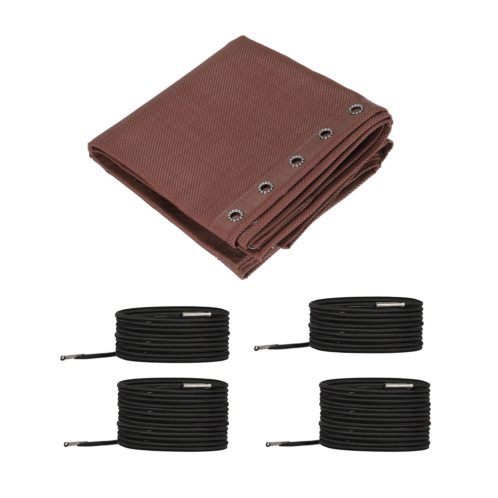 Gravity Chair Replacement Fabric Recliners Repair Kit with Ropes, Coffee