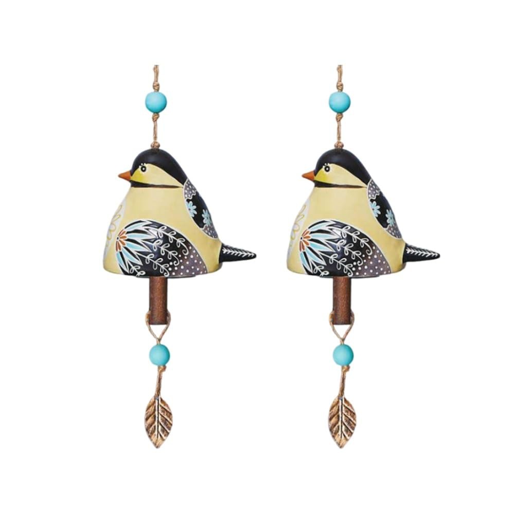 2PCS Bird Song Bell Bird Song Bell Wind Chime Bird Song Bell Garden Decor9226