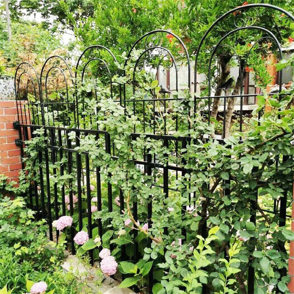 2X Large Garden Trellis Metal Fencing Barrier Wall Vine Plants Decorative Screen