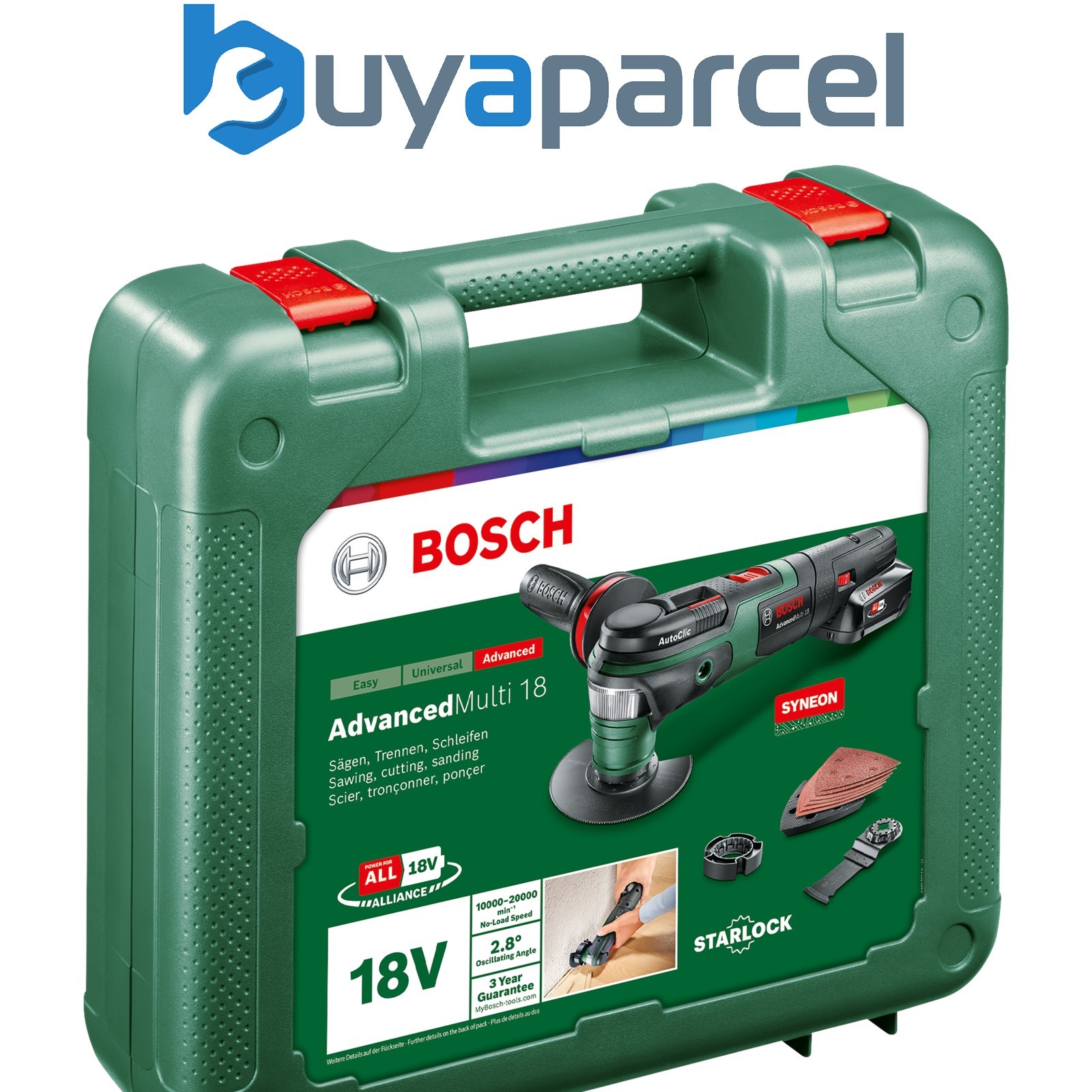 Bosch Cordless Multifunction Tool AdvancedMulti 18 Carrying case 0603104071