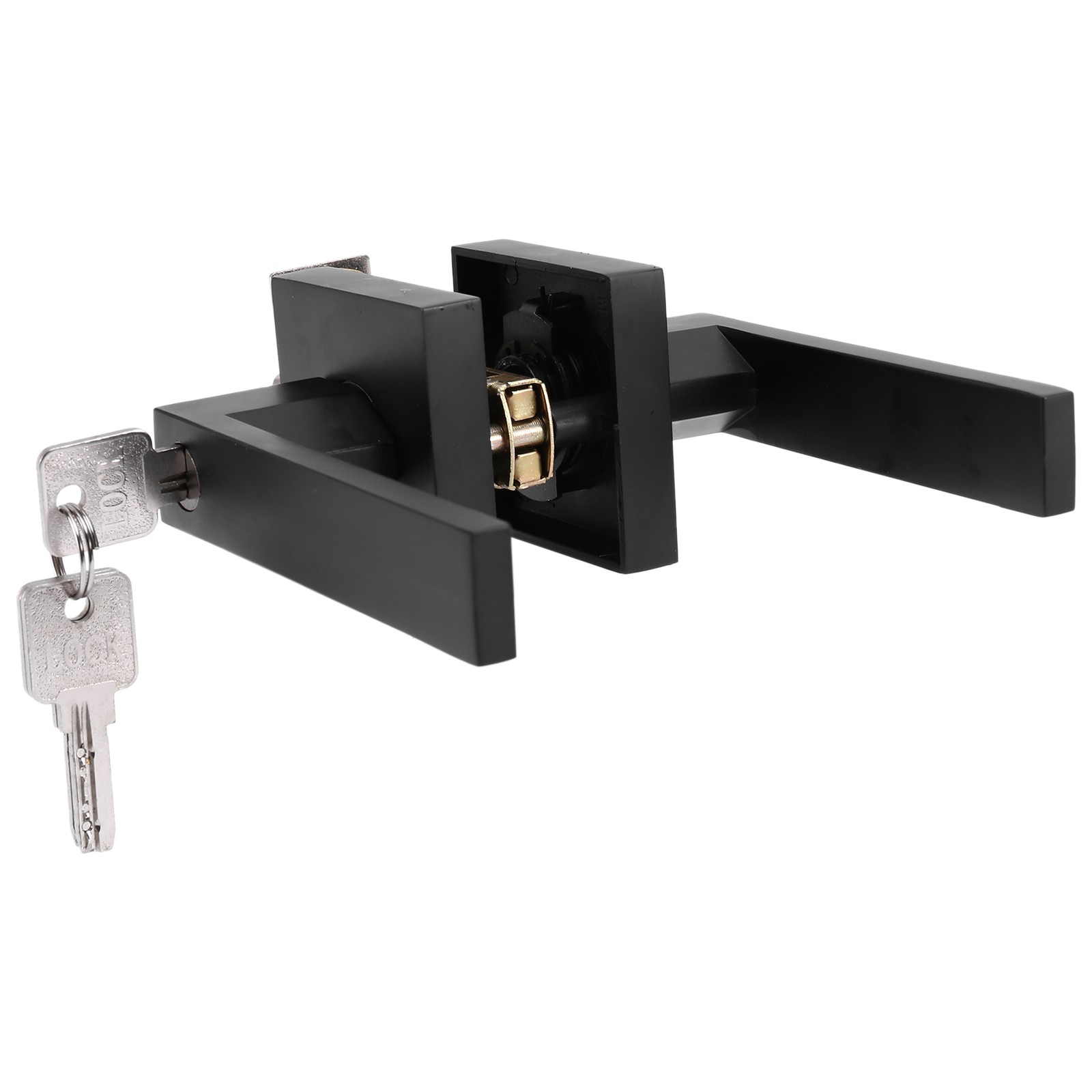Door Handle Door Handle Lock Square Channel Privacy Interior Bedroom Room7257