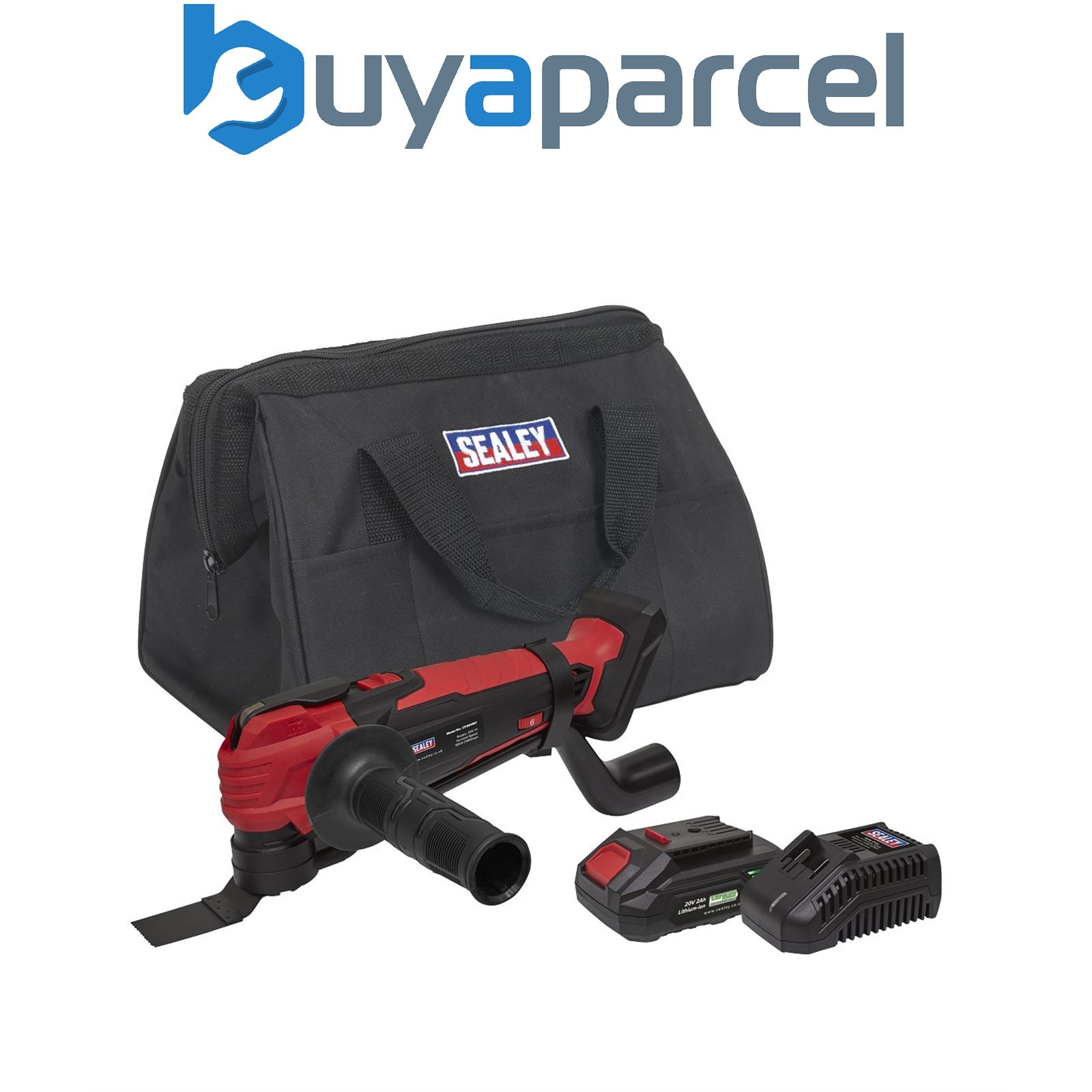 Sealey CP20VMTKIT1 SV20 Series Cordless Oscillating Multi-Tool Kit 20V 2Ah