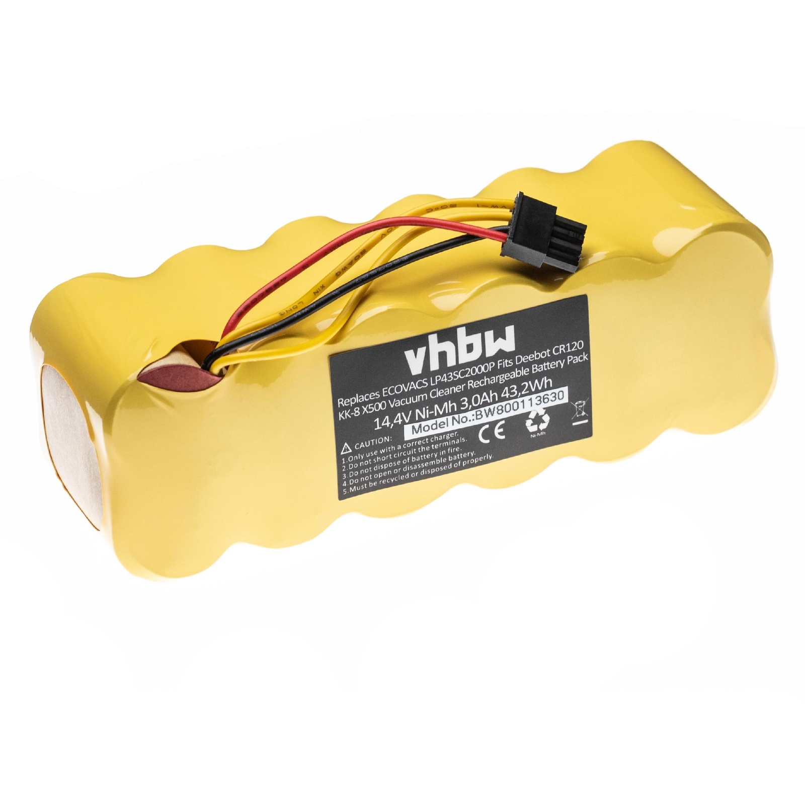 Battery for Midea R1-L10D MIDEA R1-L102B 3000mAh 14.4V