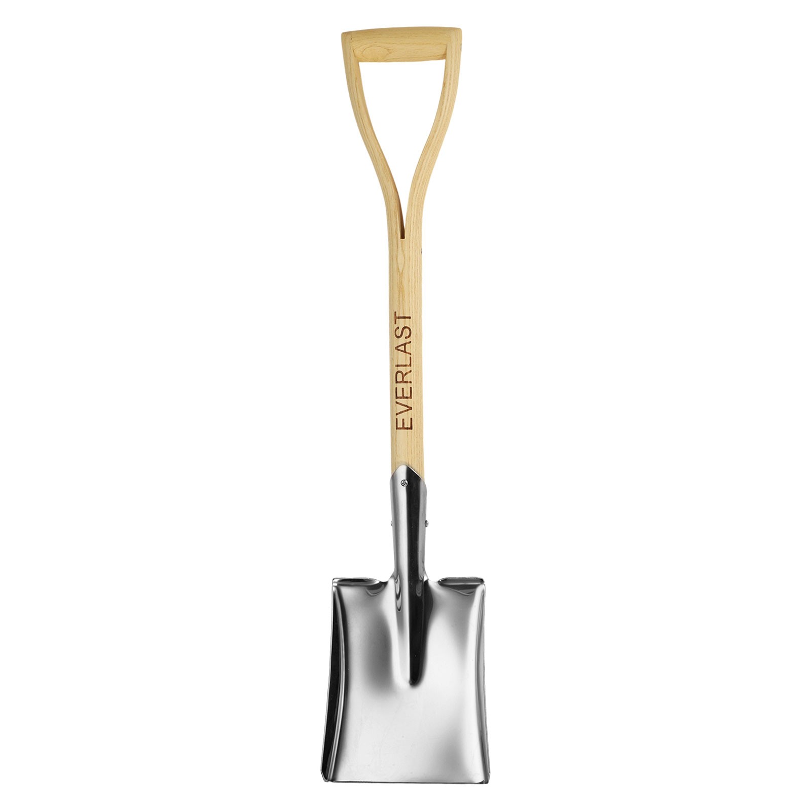 Digging Shovel 32.3" Round Spade Shovel with Wooden Handle
