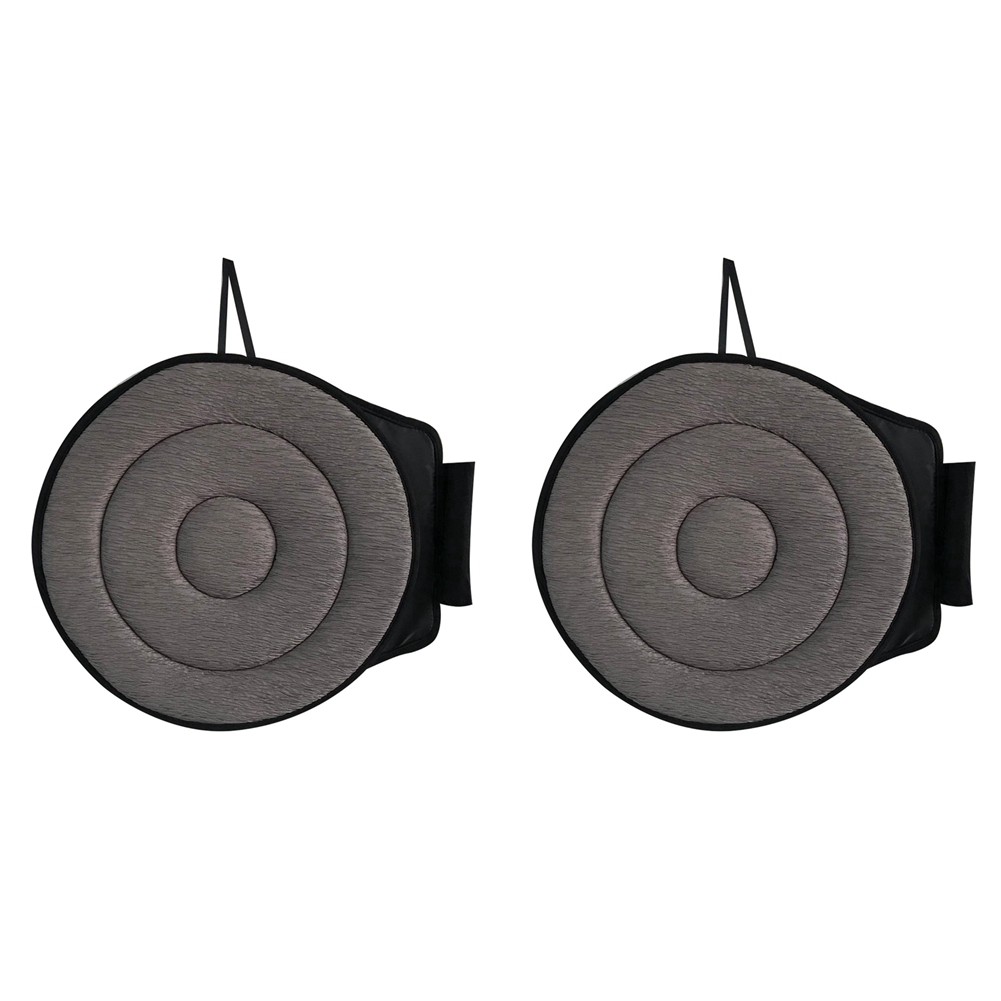2X(2pcs 360° Rotating Cushion,15.7in Cushion for Car ,Swivel for Elderly3086
