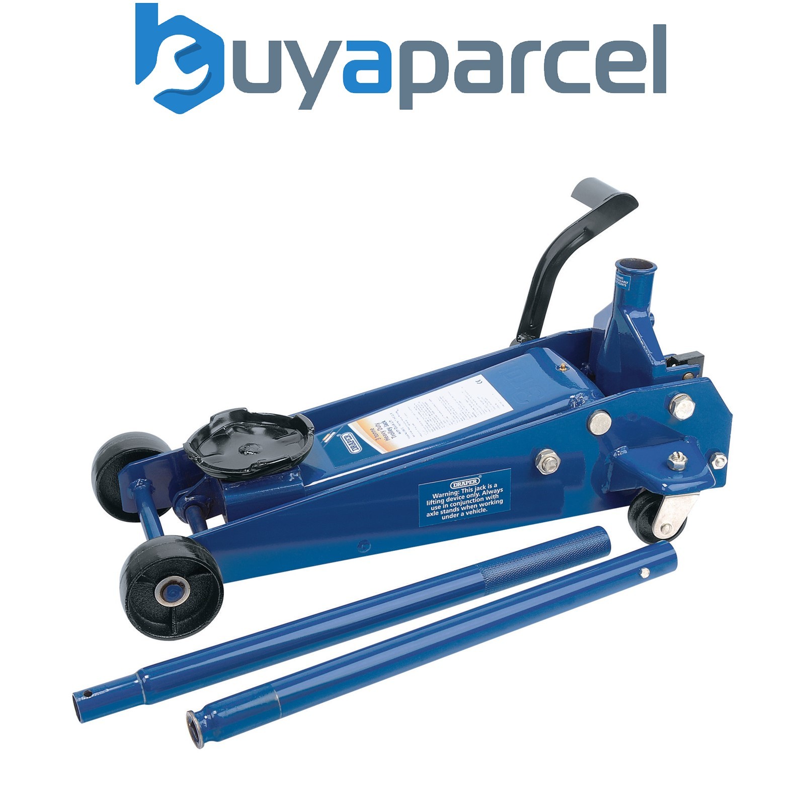 Draper 30612 'Quick Lift' Trolley Jack, 3 Tonne