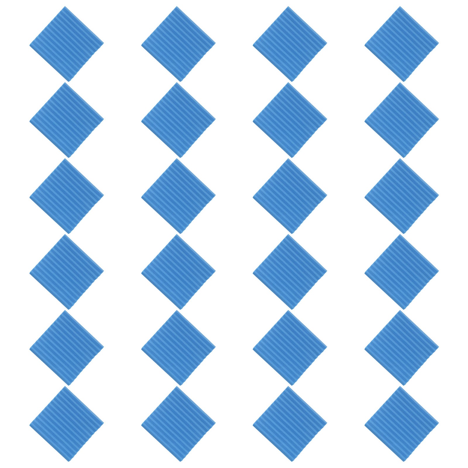 24 Pack Acoustic Foam Panels 1X12X12 Inches,Soundproof Wall Panels with3061