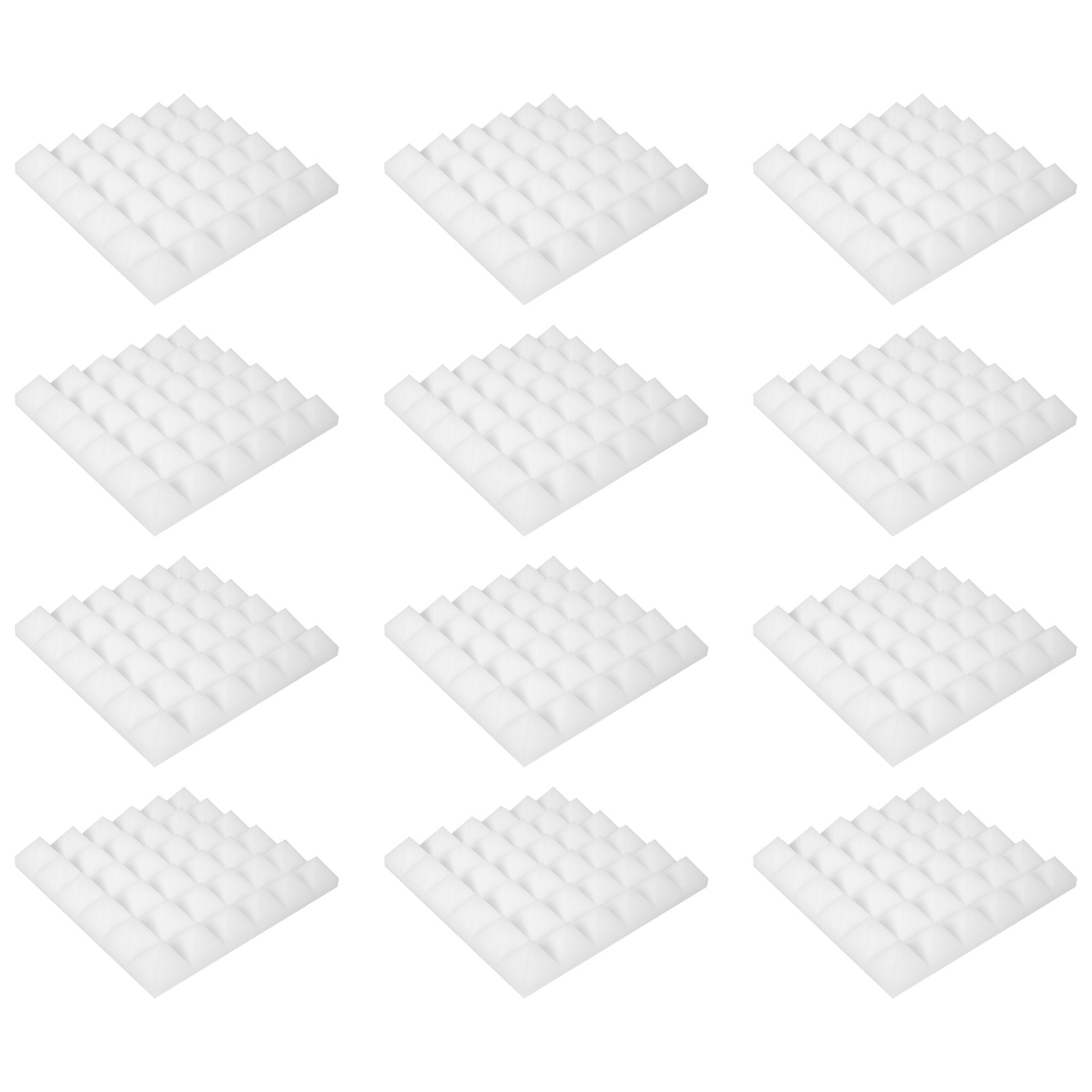 12 Pack Acoustic Panels,Sound Proof Foam Panels,Studio Soundproofing Wedges3929