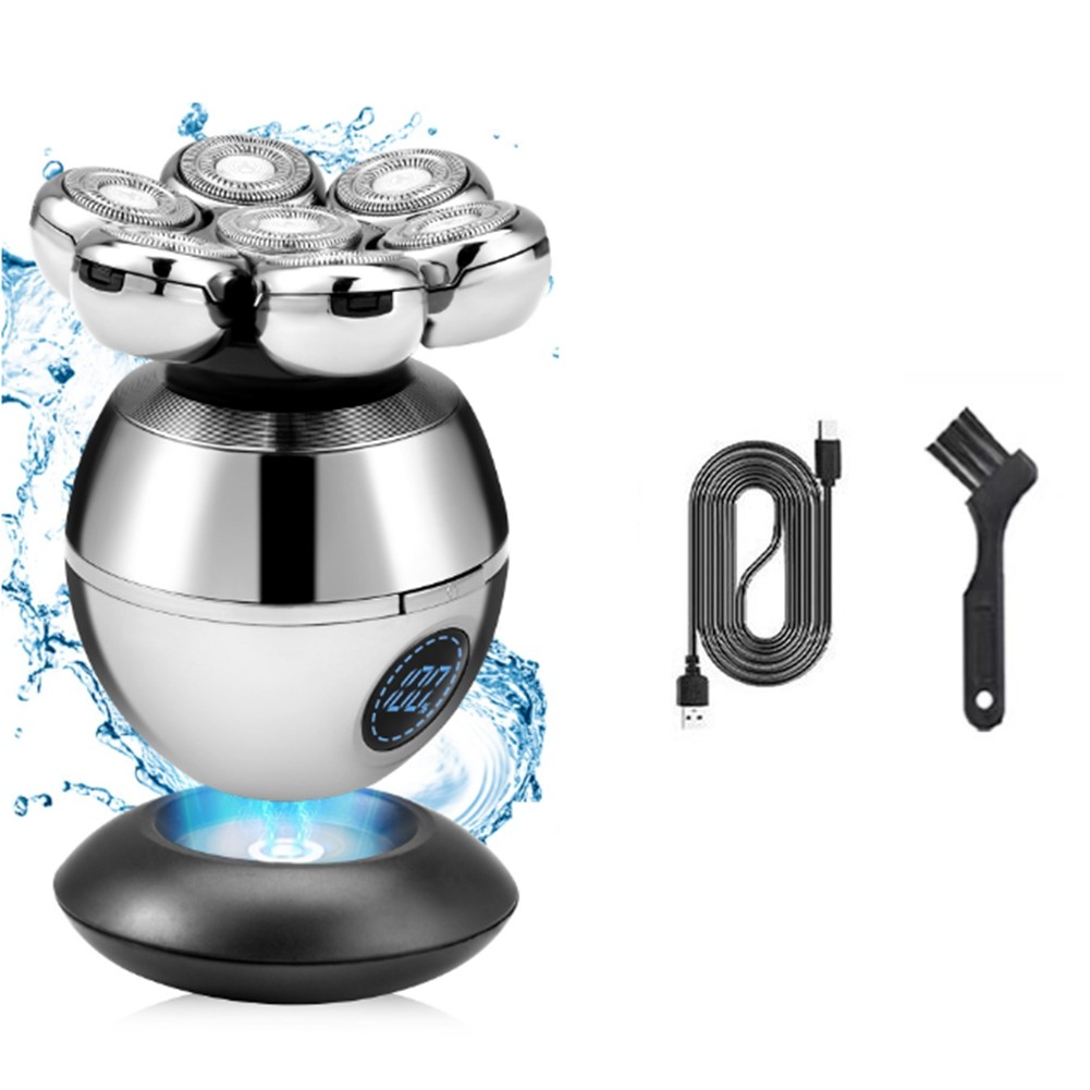 Electric Head Shaver for Bald Men 7D Floating Cutter Beard Trimmer Clipper 7401